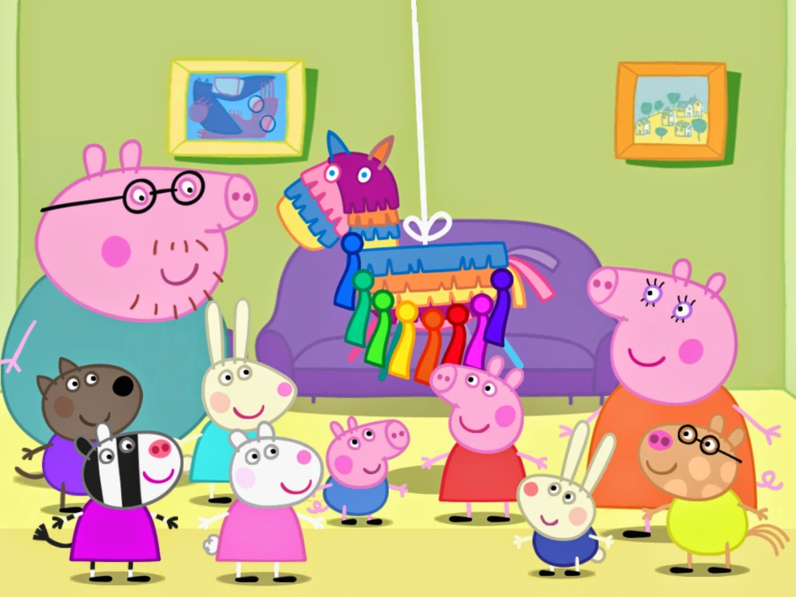 1600x1200 Free download pig familia peppa pig.wallpaperafari.com, Desktop