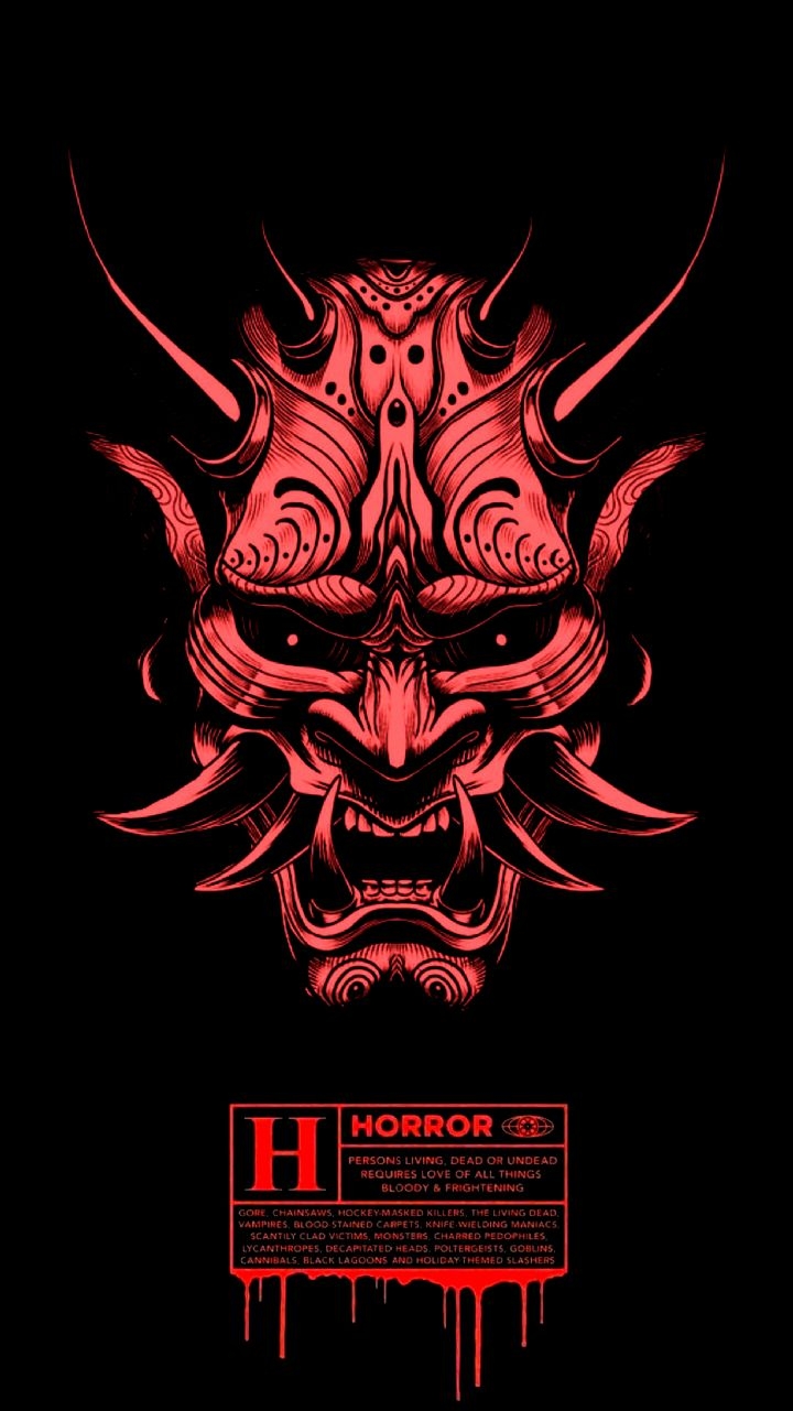 720x1290 Oni # evil wallpaper. Japanese tattoo art, Samurai wallpaper, Oni tattoo, Phone