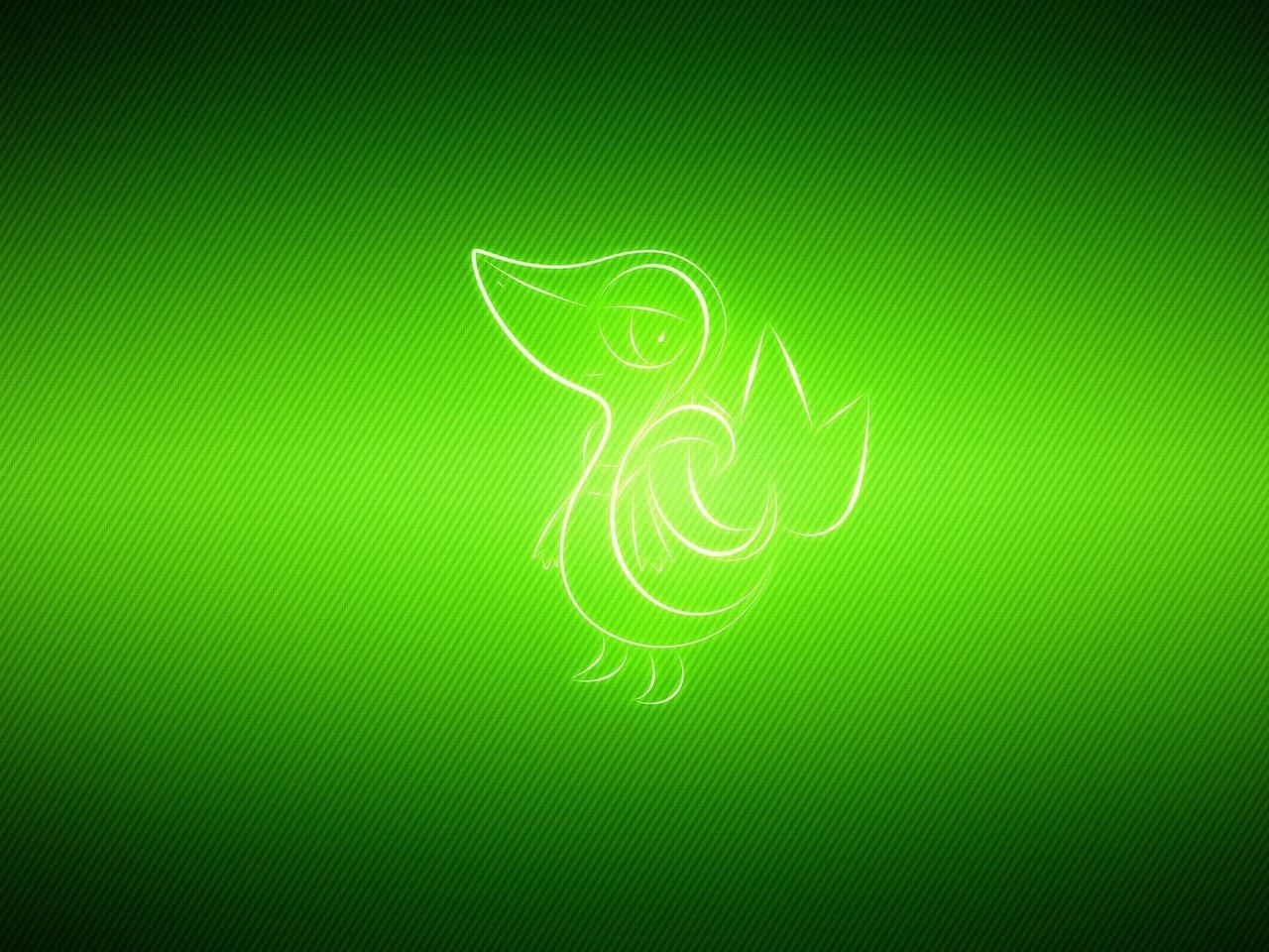 1280x960 Download wallpaper  pokemon, poultry, snivy standard 4:3 HD, Desktop