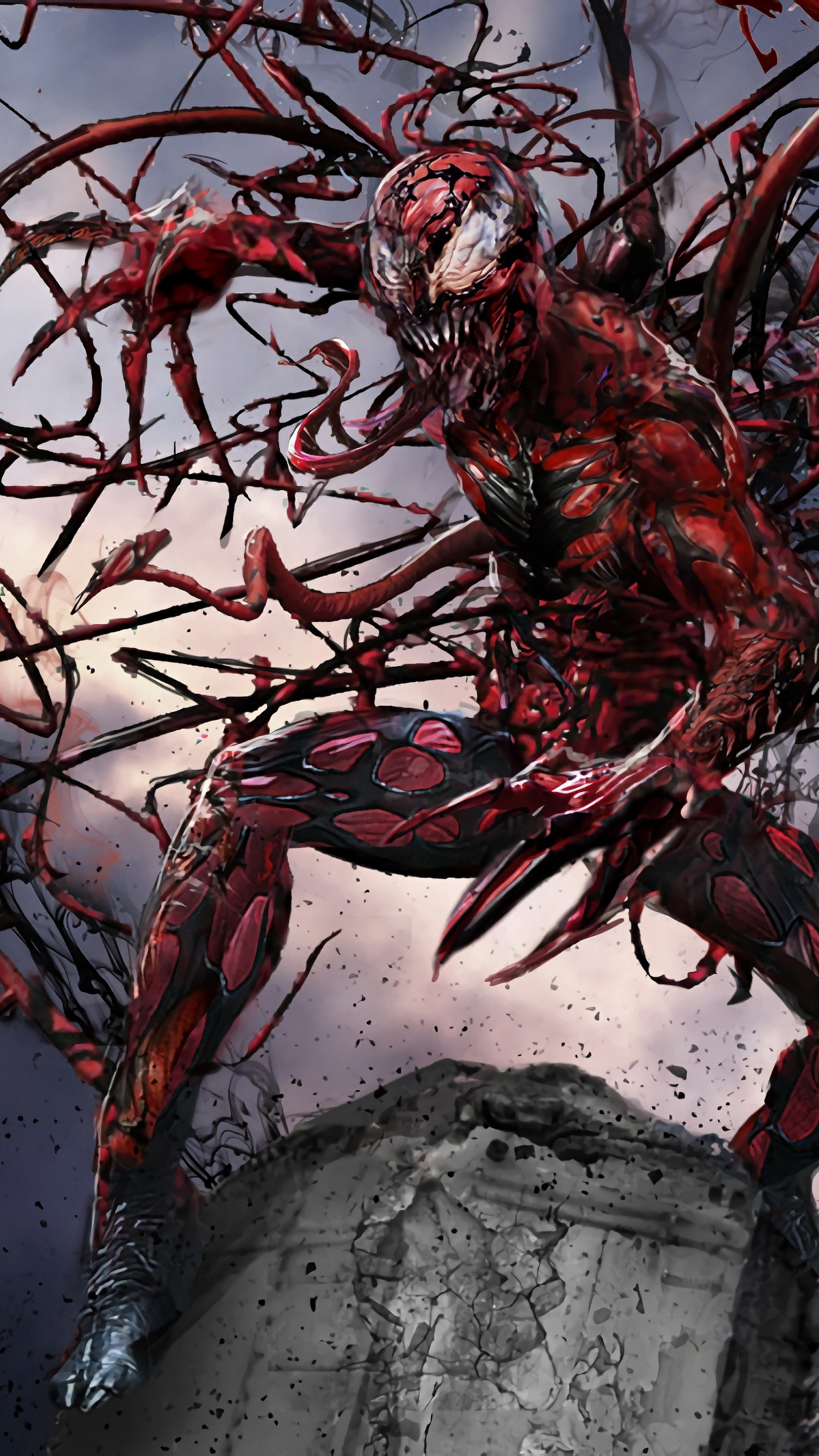 2160x3840 Carnage 4K Wallpaper, Phone