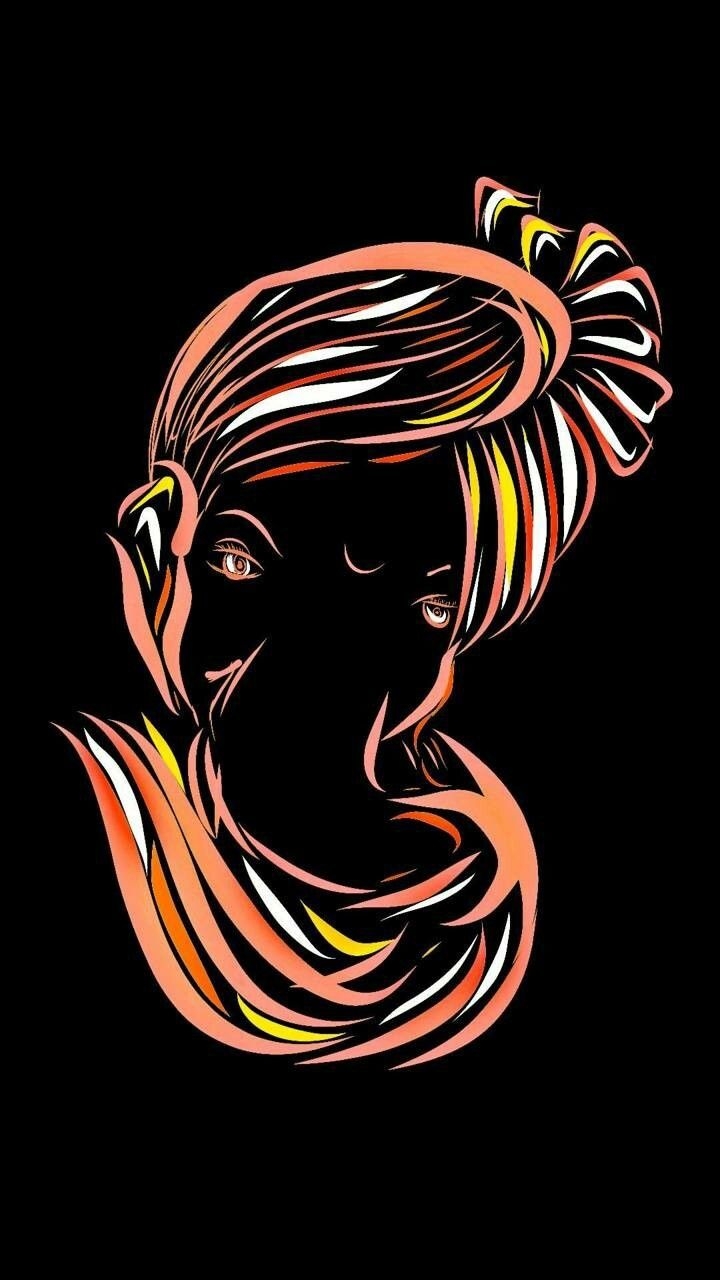 720x1280 Lord Ganesha Mobile Black Background, Phone