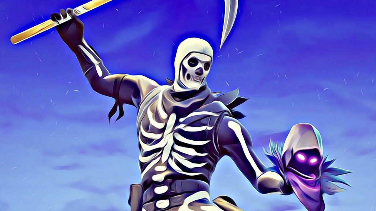 1280x720 Download Skull Trooper 4K 8K HD Fortnite Battle Royale Wallpaper, Desktop