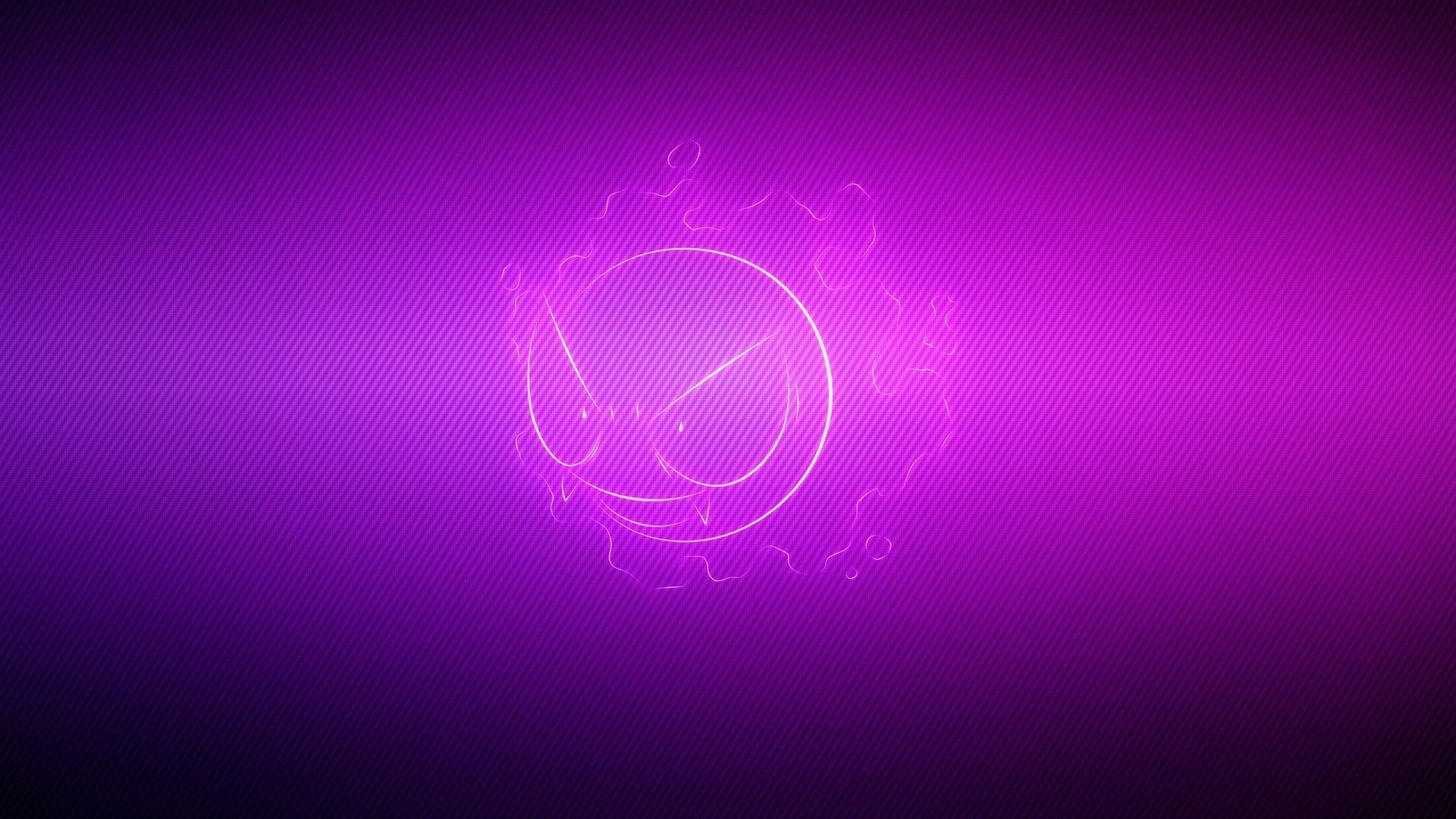 1920x1080 Gastly Pokemon Purple Light HD Wallpaper HD wallpaper, Desktop