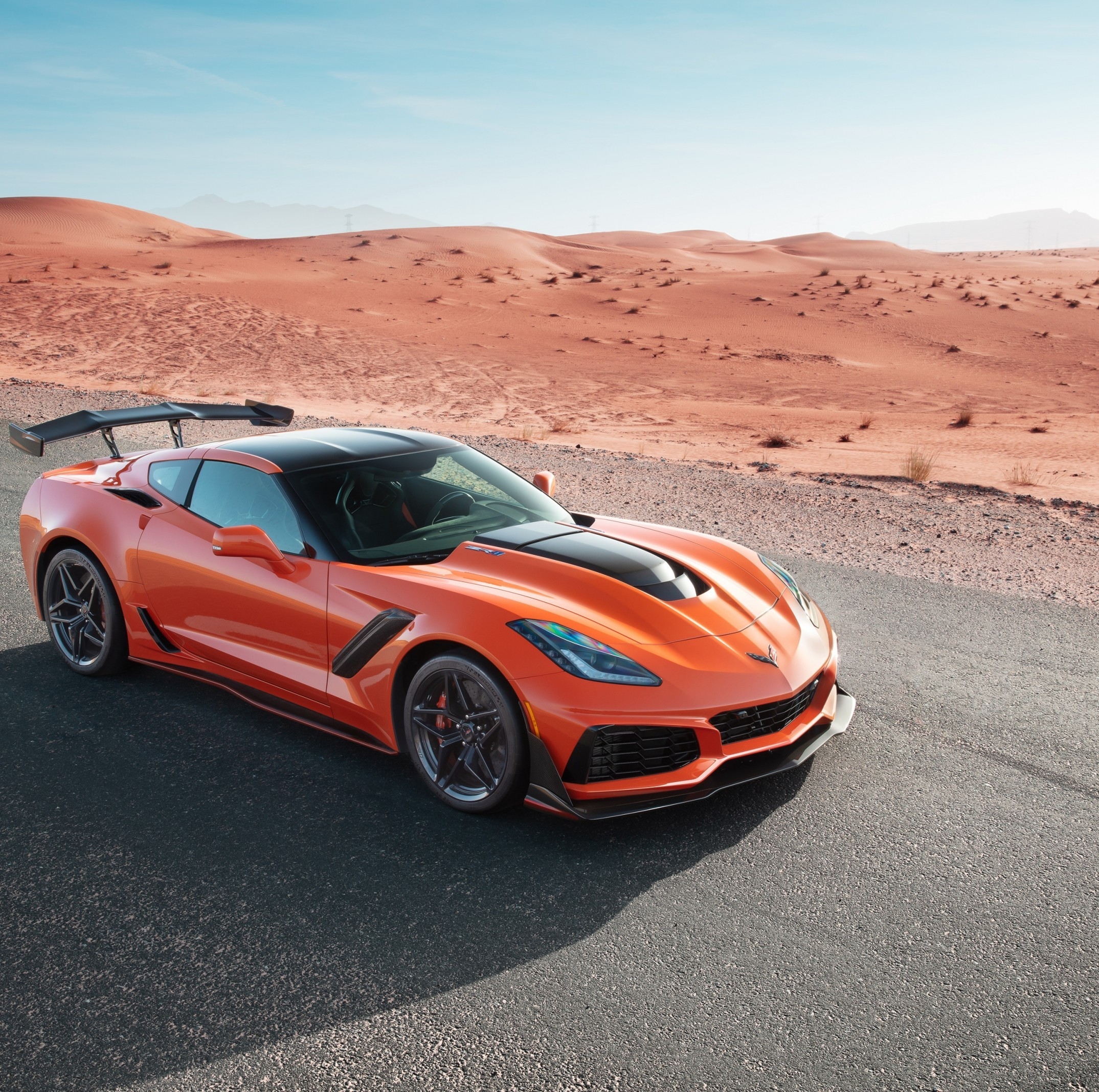 2150x2140 Download  Chevrolet Corvette Zr Orange, Supercars, Desktop