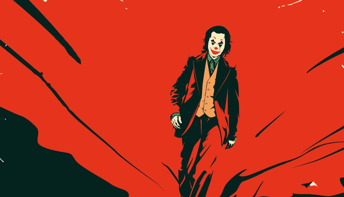 1340x770 Joker Walking HD Laptop Wallpaper, HD Movies 4K, Desktop