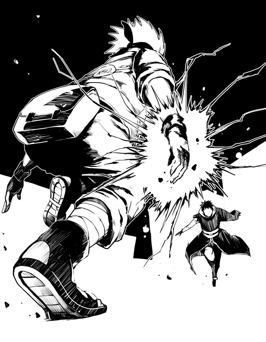 940x1200 Naruto Uzamaki Fight Black And White Wallpaper, Phone