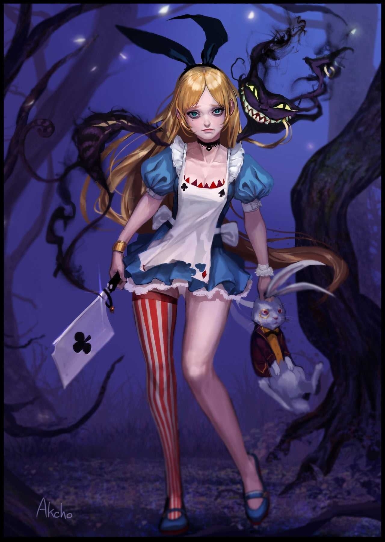 1280x1810 Alice In Wonderland Wallpaper, Phone