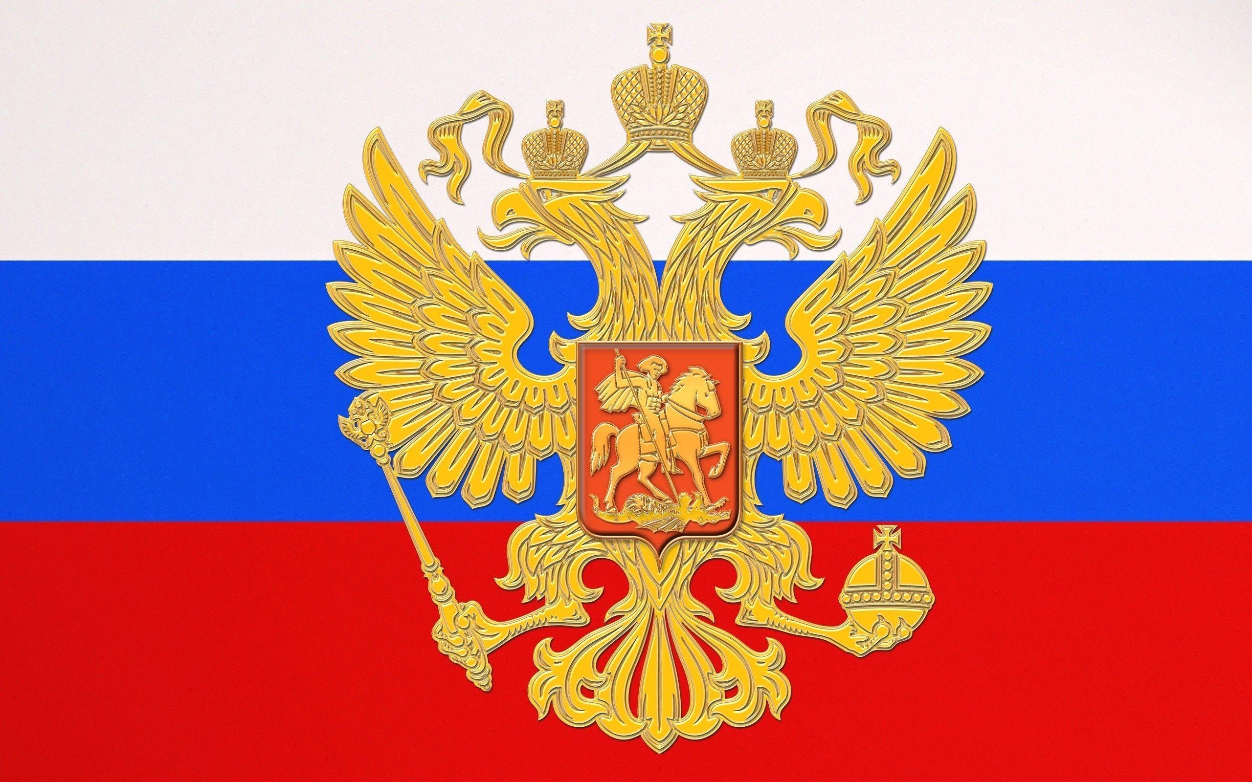 2560x1600 Flag and National Emblem of Russia wallpaper and image, Desktop