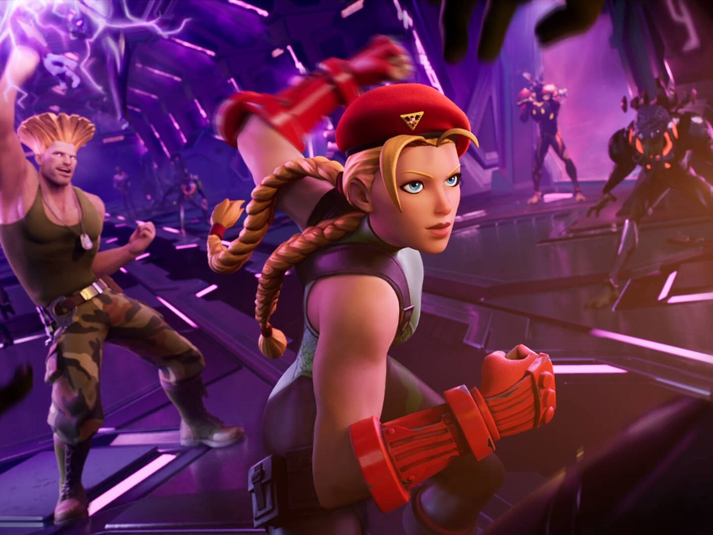 1400x1050 Fortnite getting another round of Street Fighter characters with Cammy and Guile, Desktop