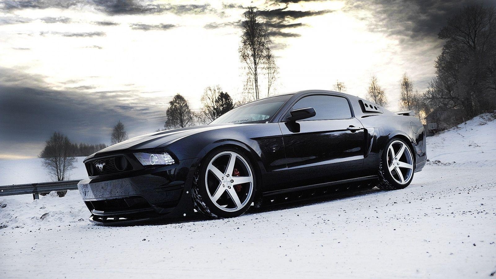 1600x900 Download Black Ford Mustang Wallpaper. Full HD Wallpaper, Desktop