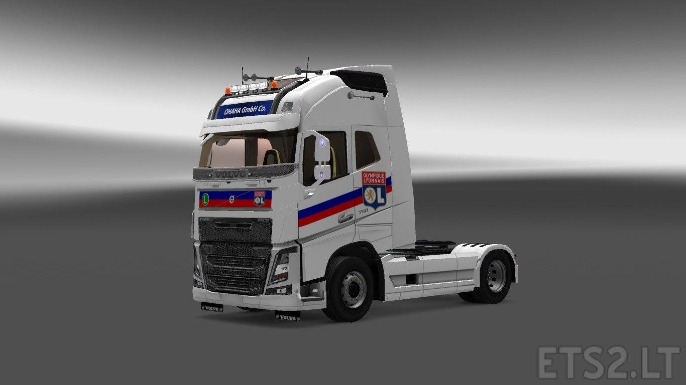 1370x770 Olympique Lyonnais Combo Pack. ETS 2 mods, Desktop