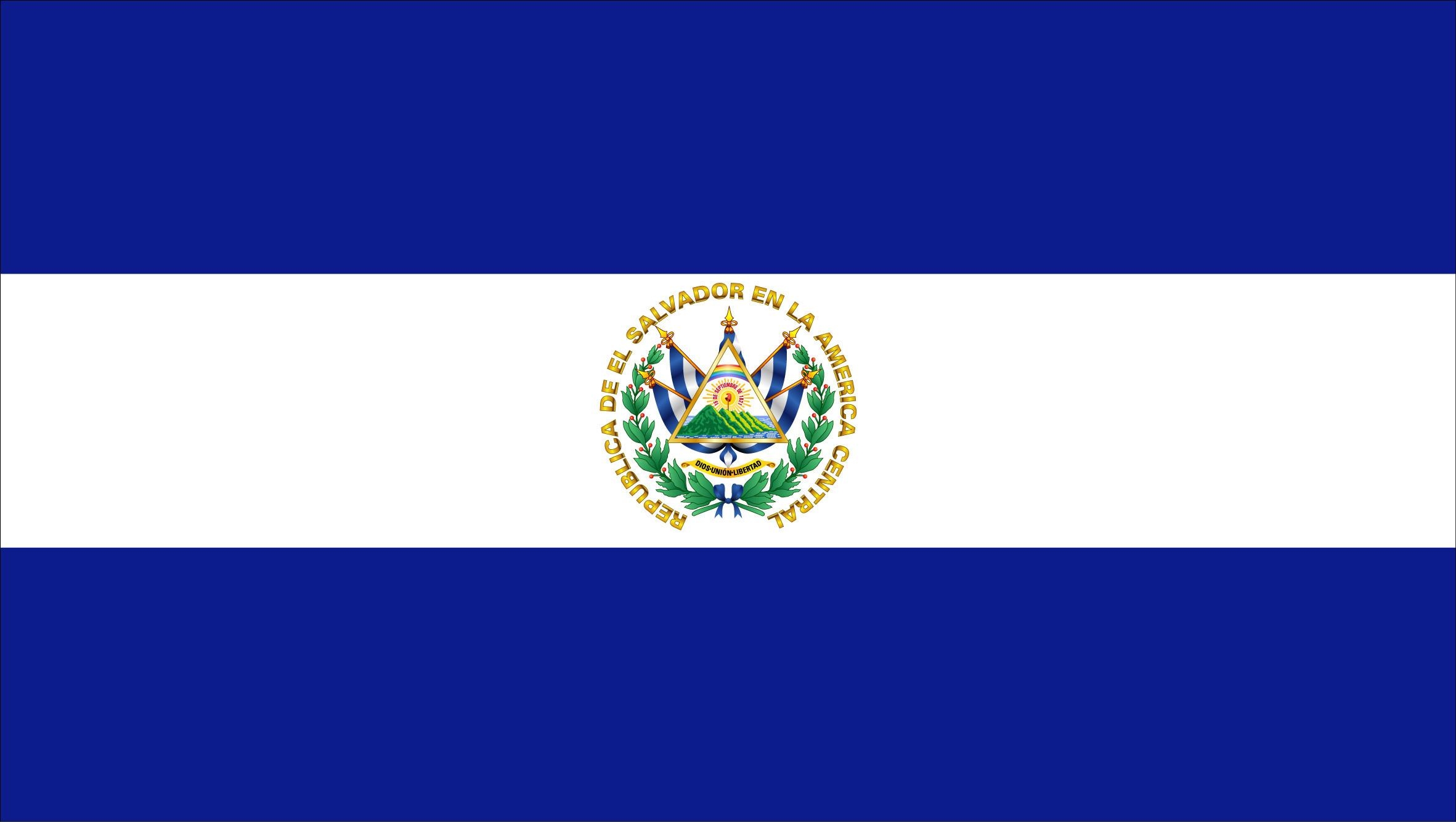 2370x1340 Bandera De El Salvador Wallpaper background picture, Desktop