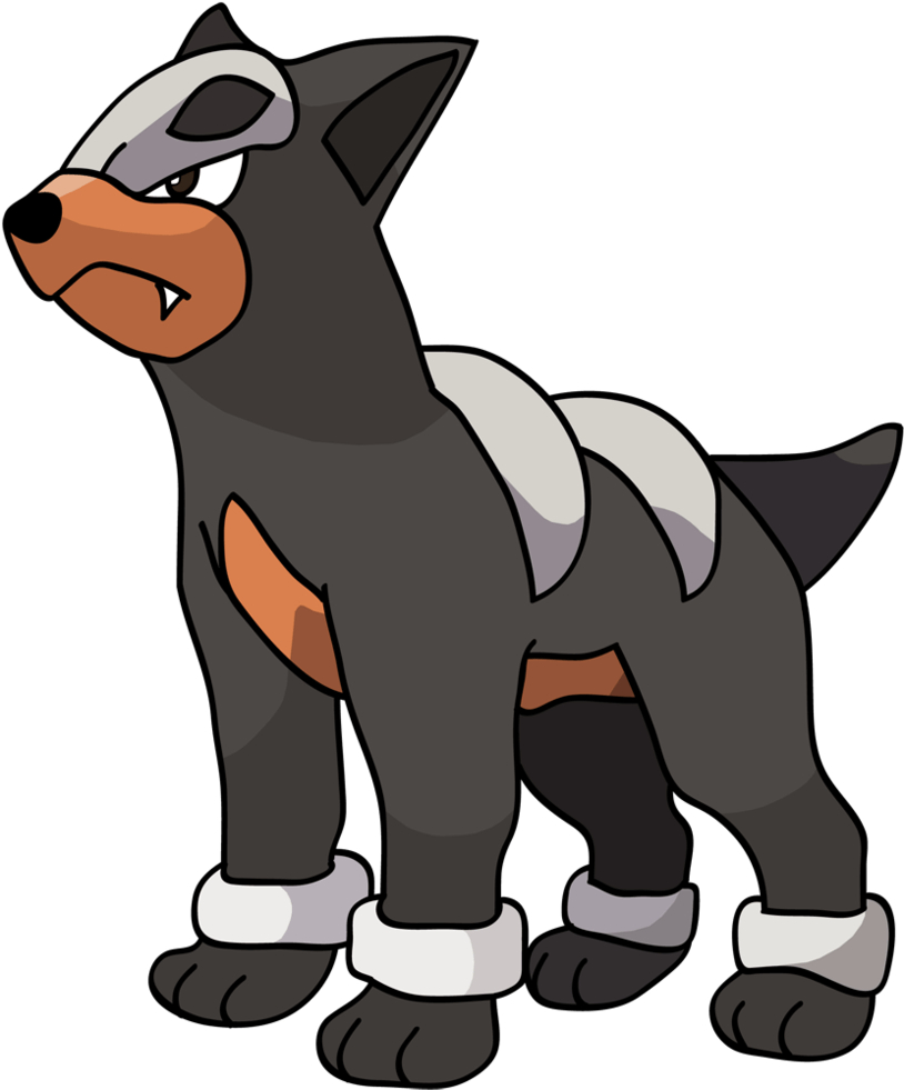 820x990 Houndour Redraw, Phone