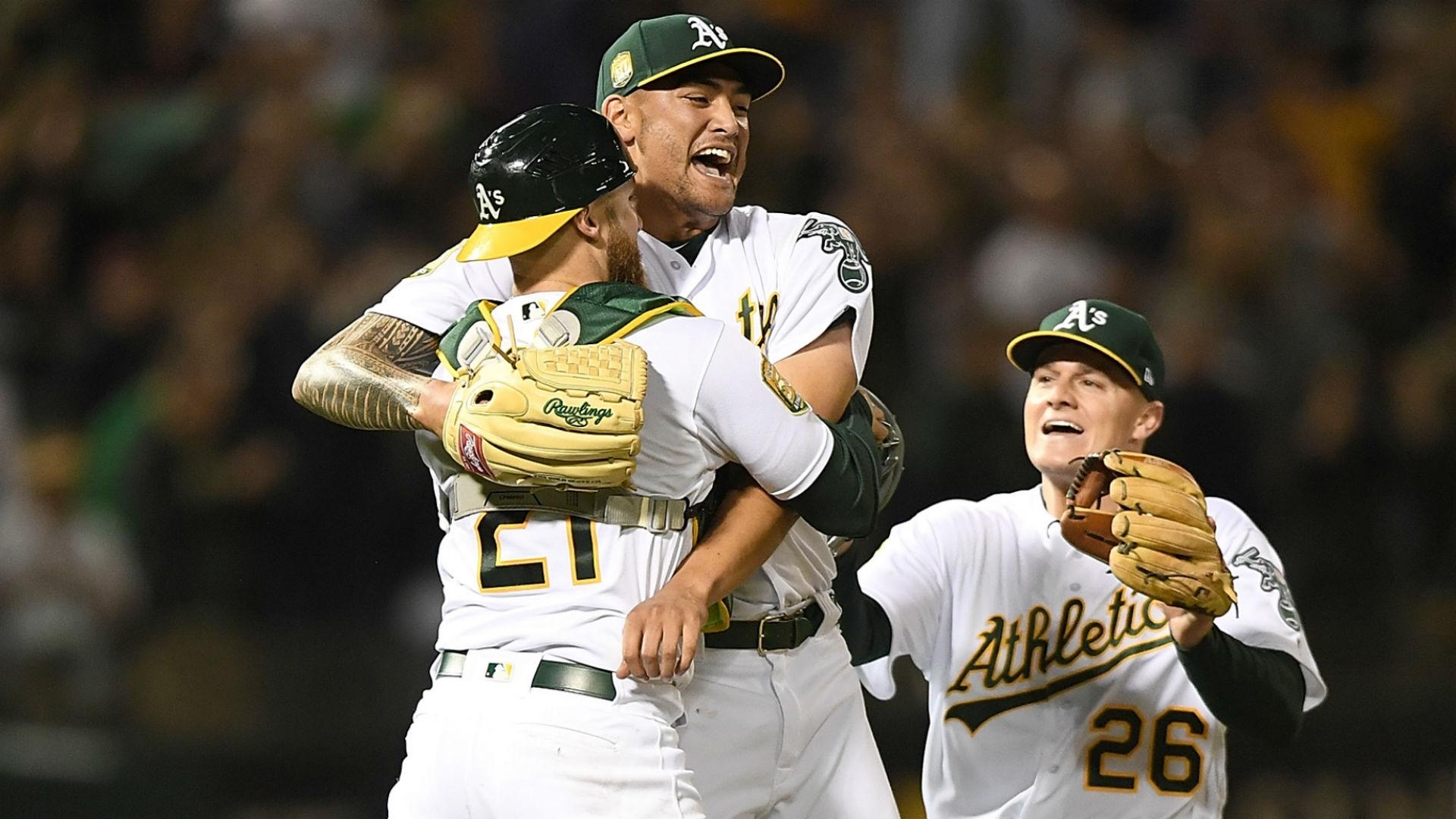 1920x1080 A's Pitcher Sean Manaea Throws MLB's First No Hitter Of 2018 Against, Desktop