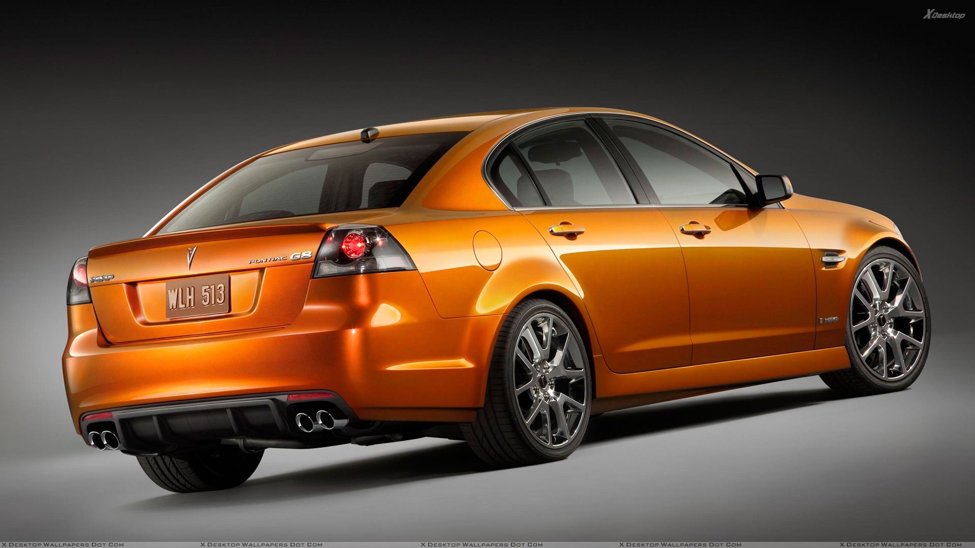 1920x1080 Pontiac G8 In Orange Back Side Pose Wallpaper, Desktop