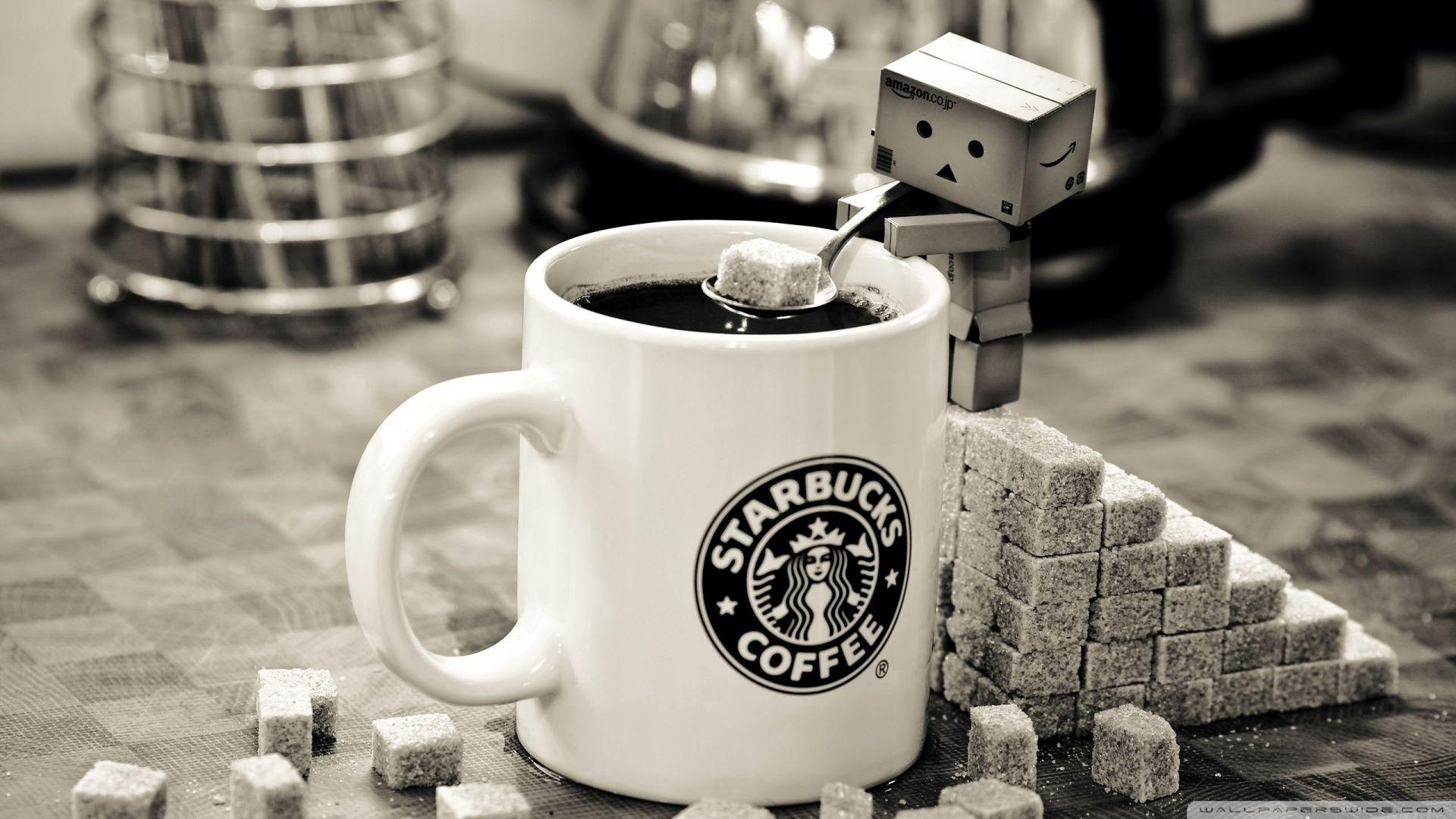 1920x1080 Danbo Starbucks Coffee ❤ 4K HD Desktop Wallpaper for 4K Ultra HD TV, Desktop