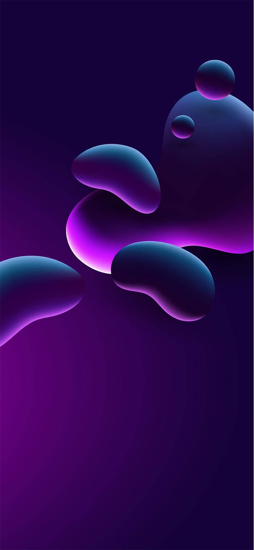 830x1800 Download iPhone 14 Dark Purple Wallpaper, Phone