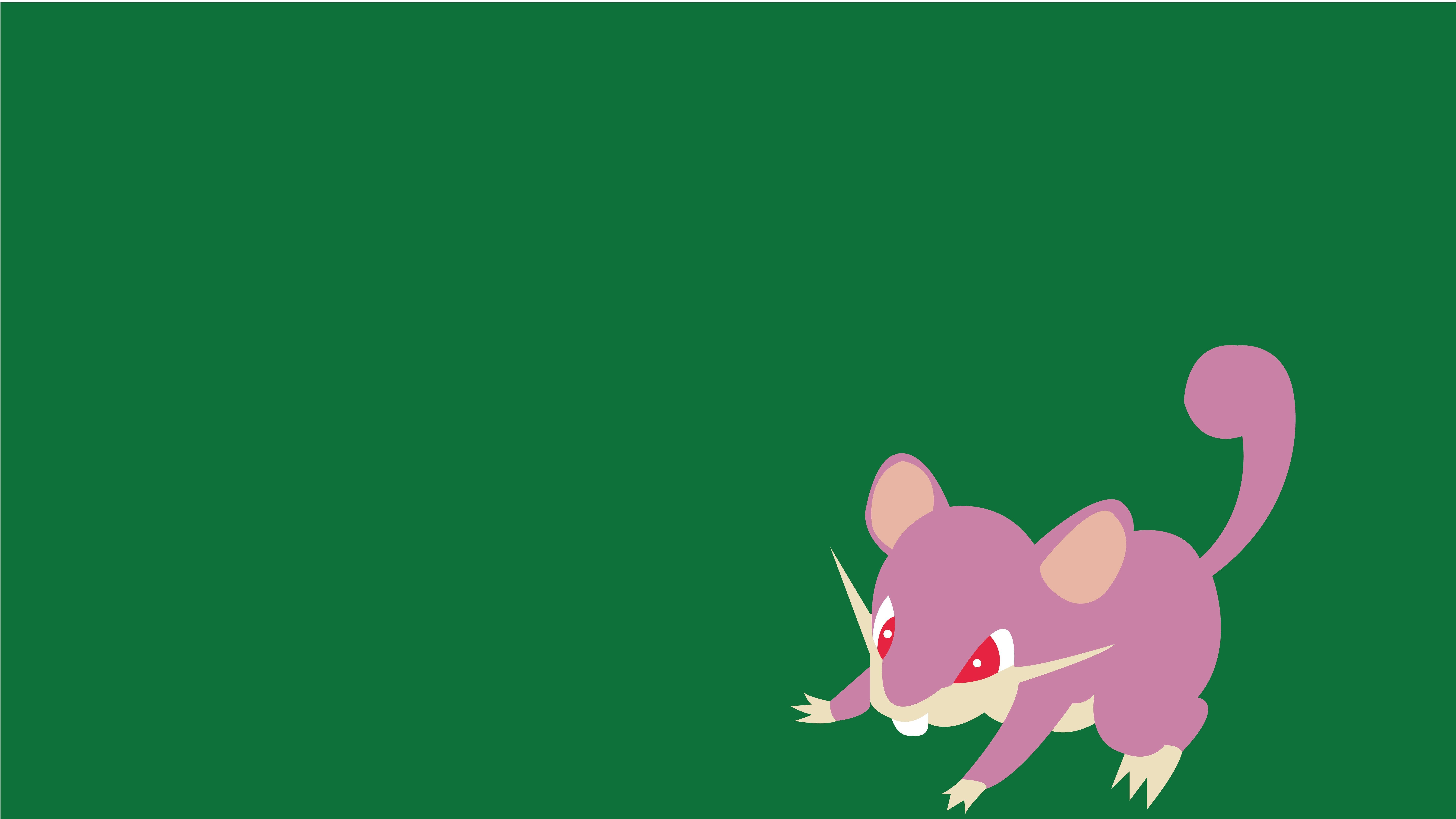 8000x4500 Rattata and Slowbro Wallpaper, Desktop