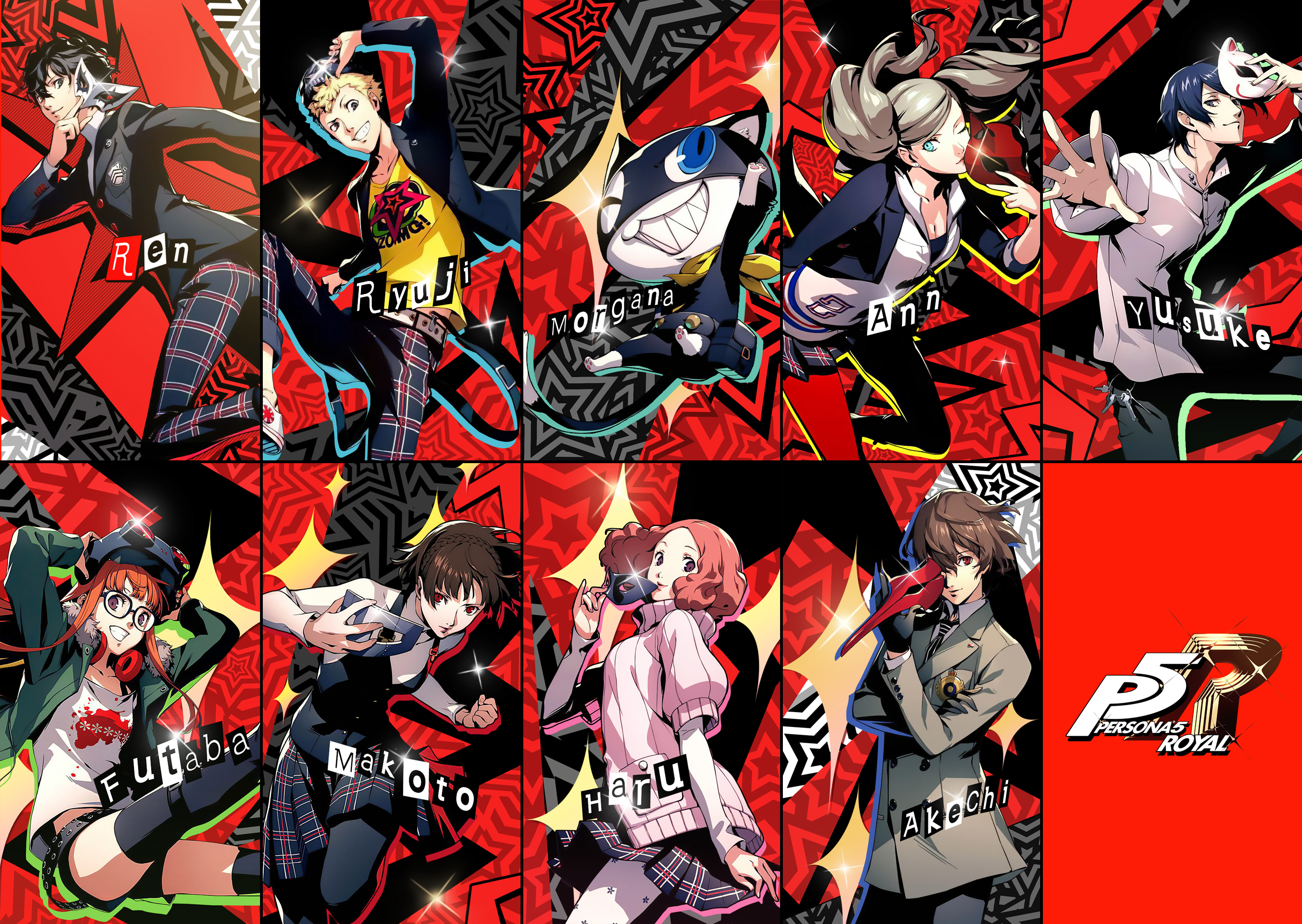 2810x2000 P5R Phantom Thief Mobile Background, Desktop