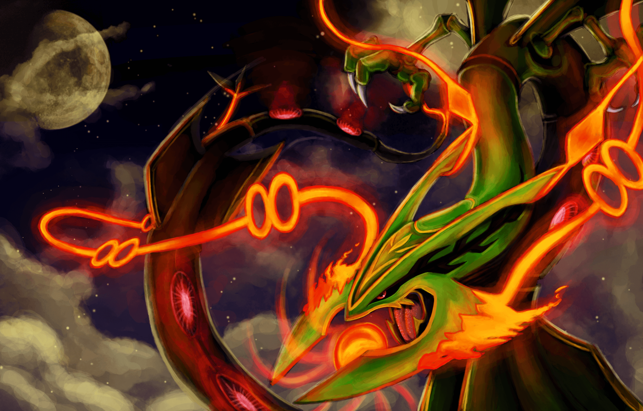 2500x1600 Mega Rayquaza HD Wallpaper, Desktop