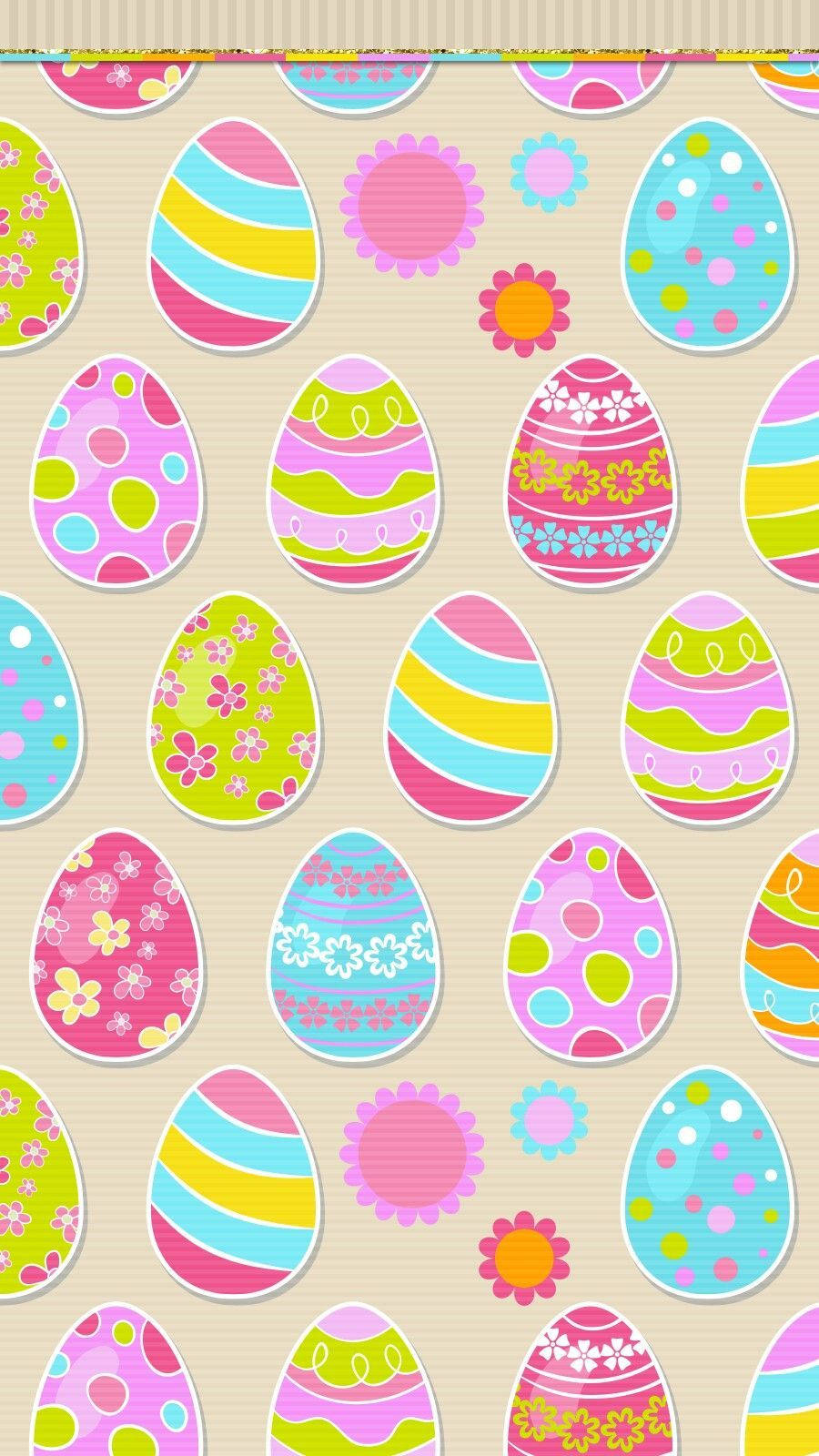 900x1600 Download Bright And Cute Easter Eggs Wallpaper, Phone