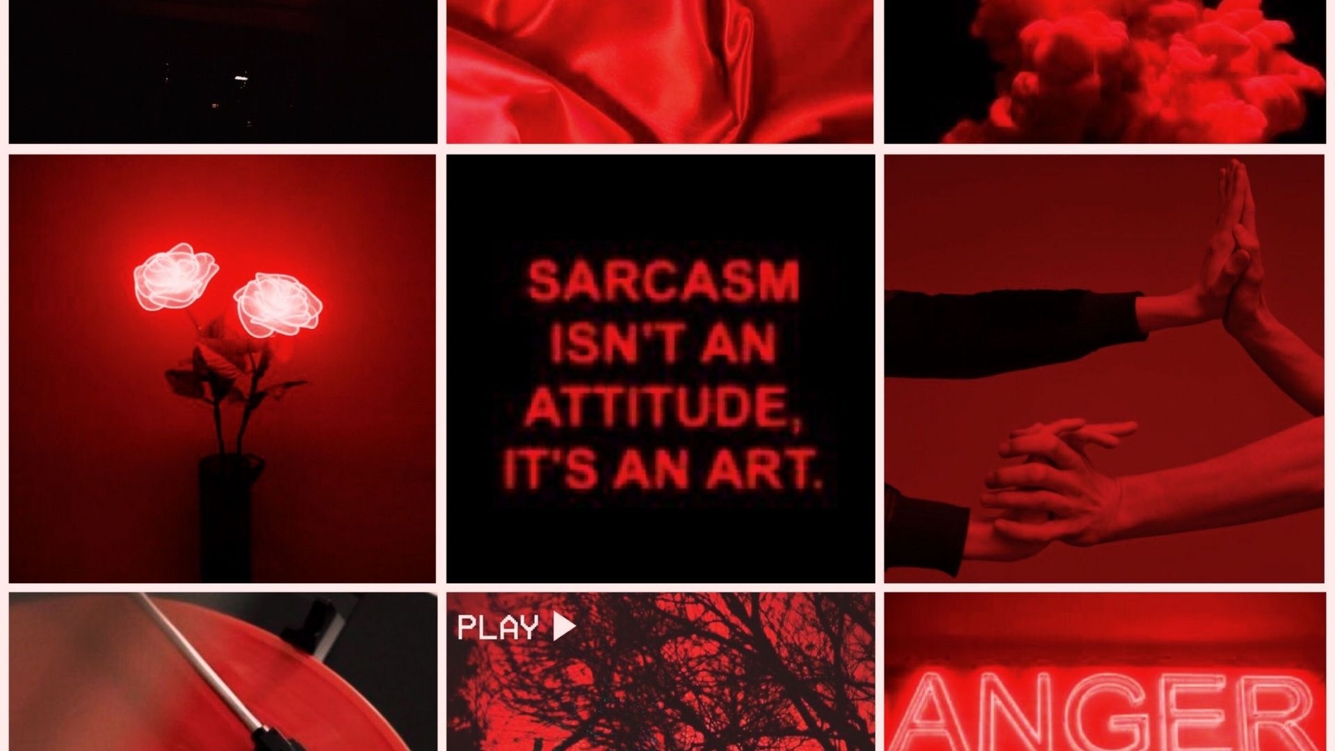 1920x1080 Free download Aesthetic Mood Board Red Black redandblack aesthetic, Desktop