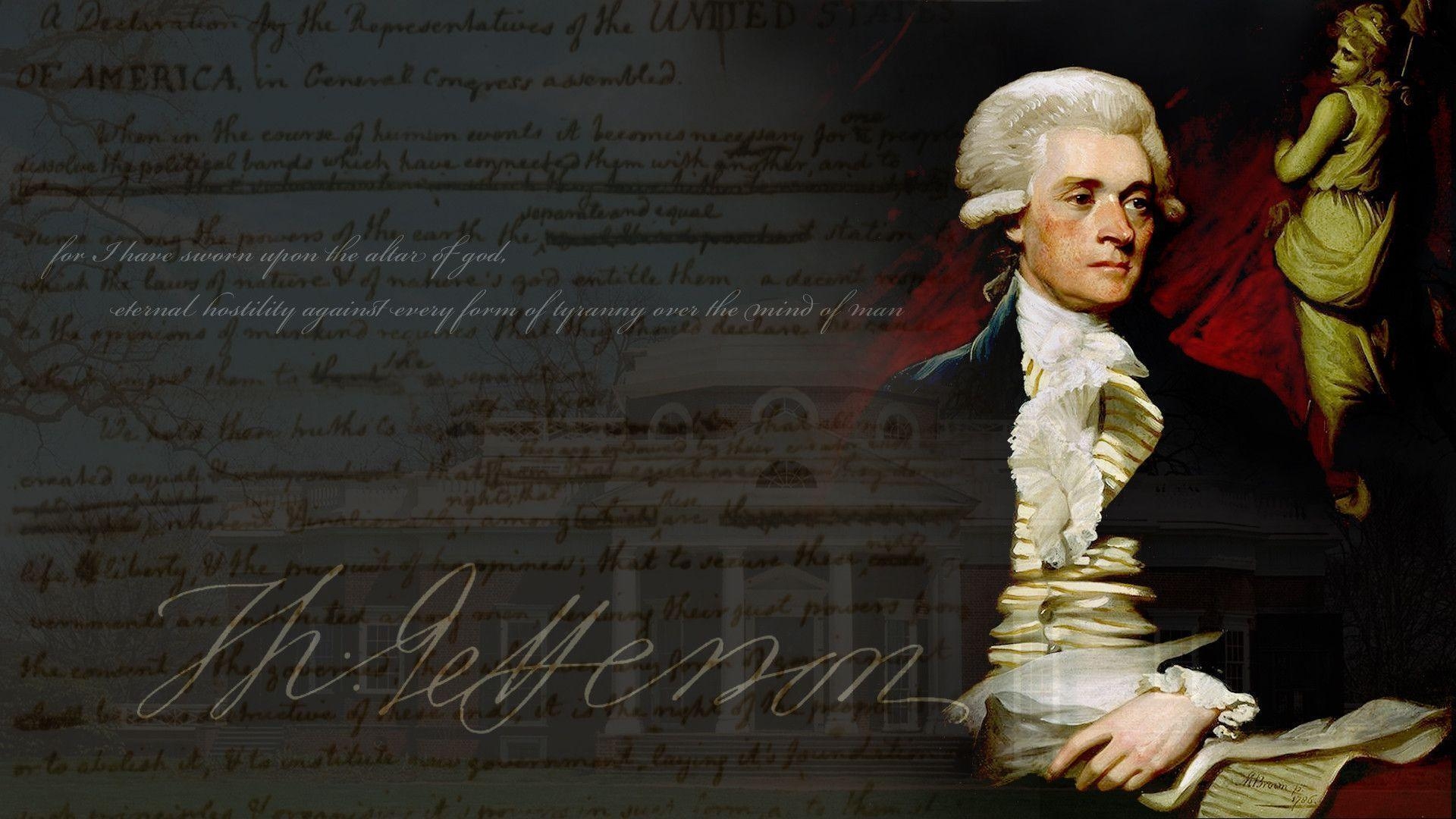 1920x1080 Thomas Jefferson HD Wallpaper, Desktop