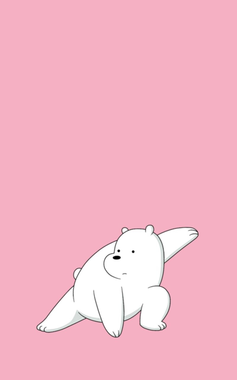 800x1280 We Bare Bears Pink Wallpaper Free We Bare Bears Pink Background, Phone