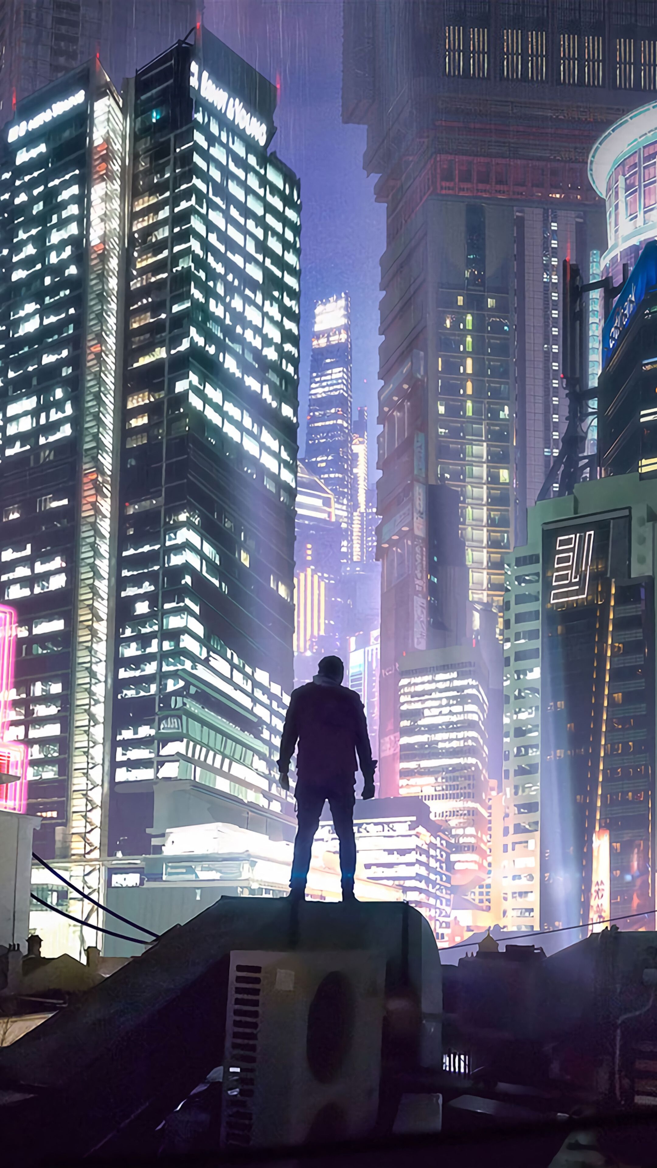 2160x3840 Cyberpunk, City, Night, Buildings, Sci, If, 4K phone HD Wallpaper, Image, Background, Photo and Picture. Mocah HD Wallpaper, Phone