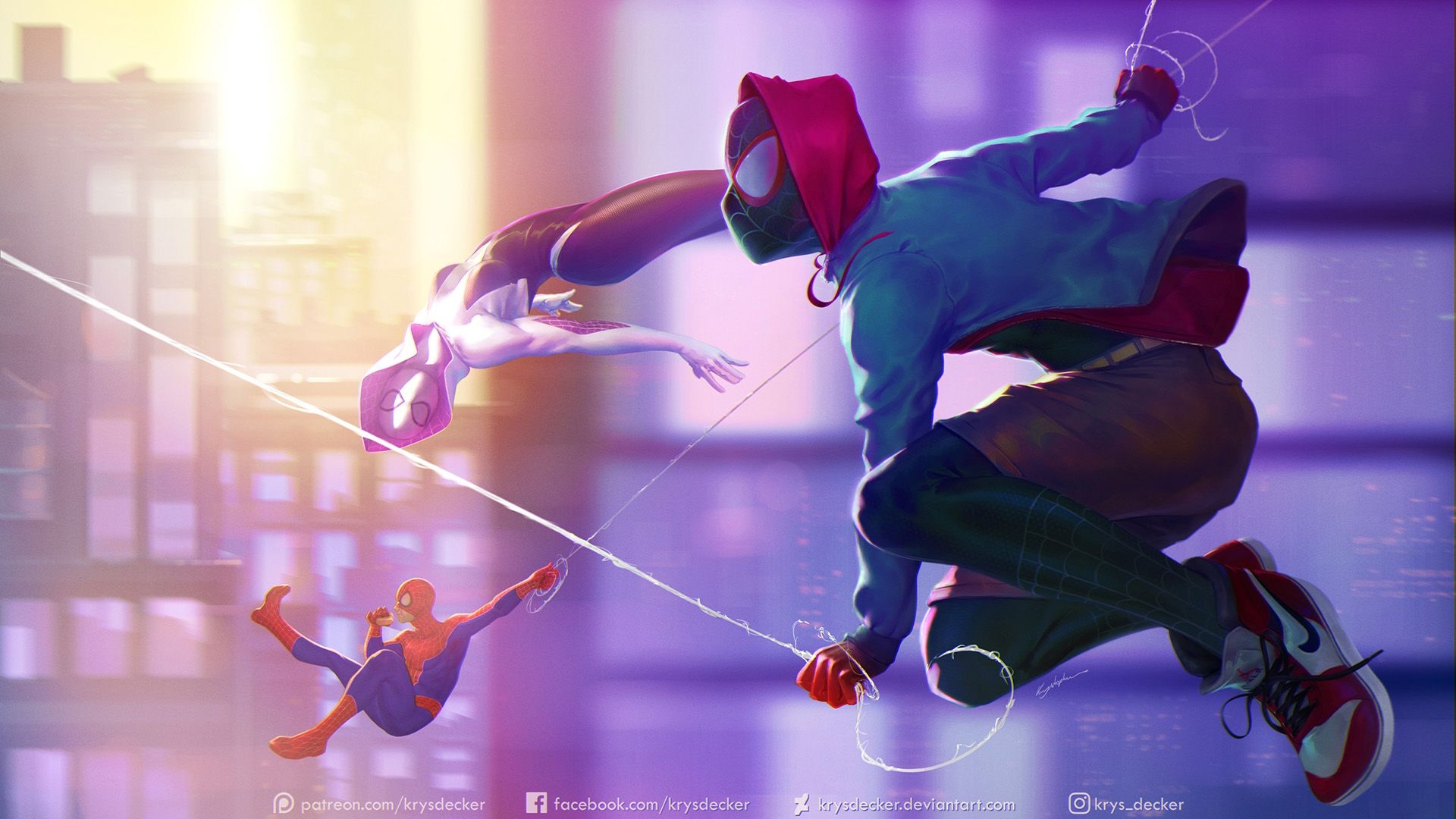 1920x1080 Spider Man: Into The Spider Verse Anime Image Board, Desktop