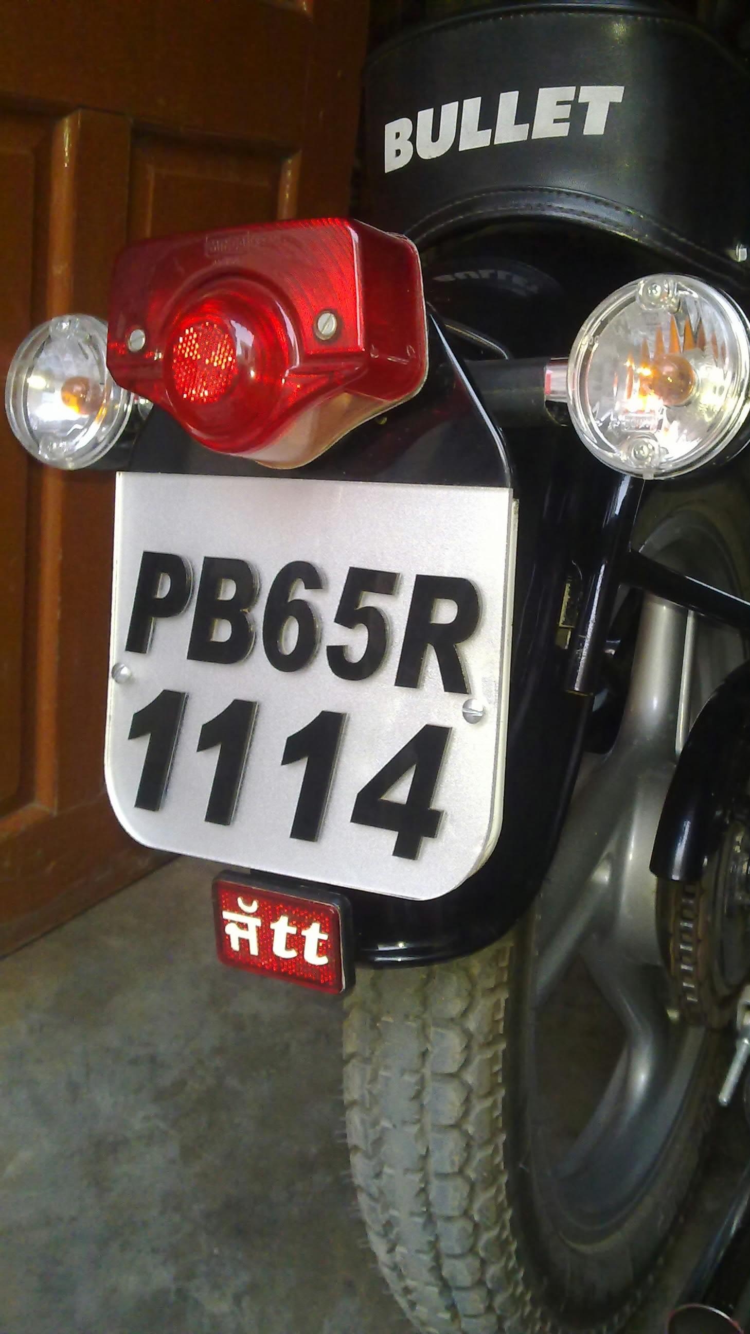 1460x2600 Jatt Bullet Number Plate Wallpaper, Phone