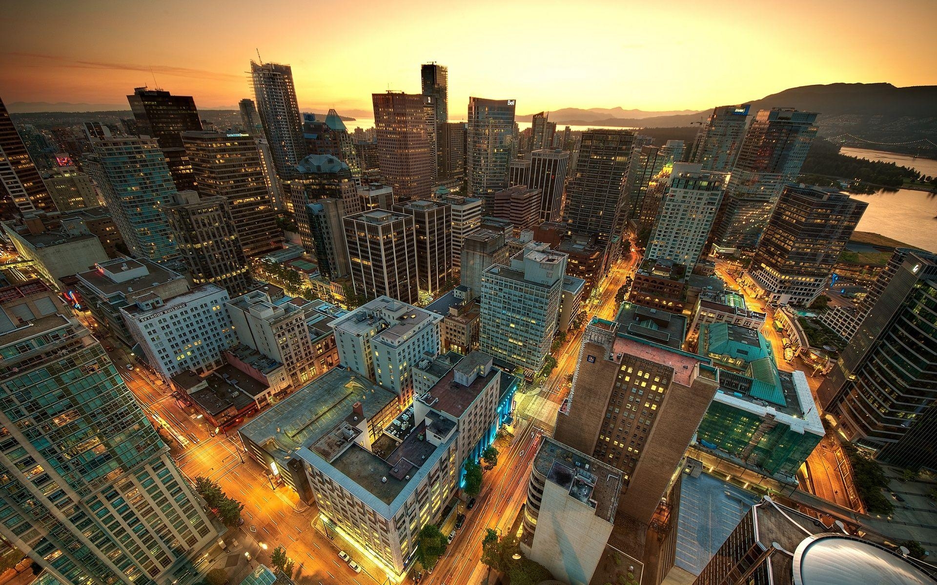 1920x1200 Vancouver Sunset Canada Wallpaper in jpg format for free download, Desktop