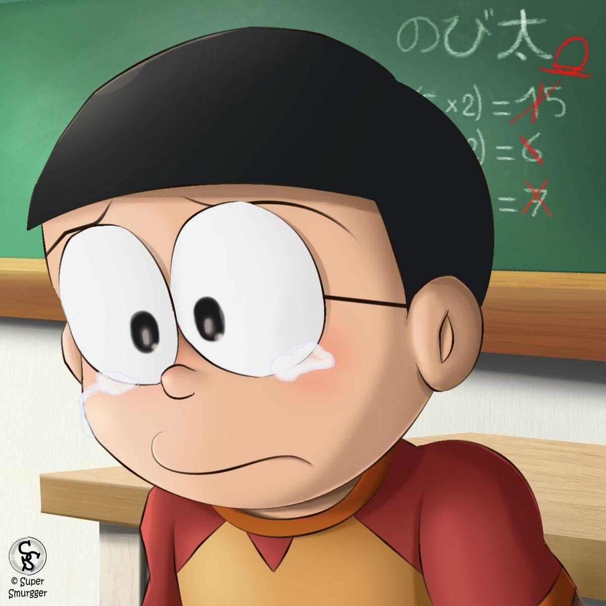 1200x1200 Sad Nobita, Mad Teacher, Glad Classmates, Phone