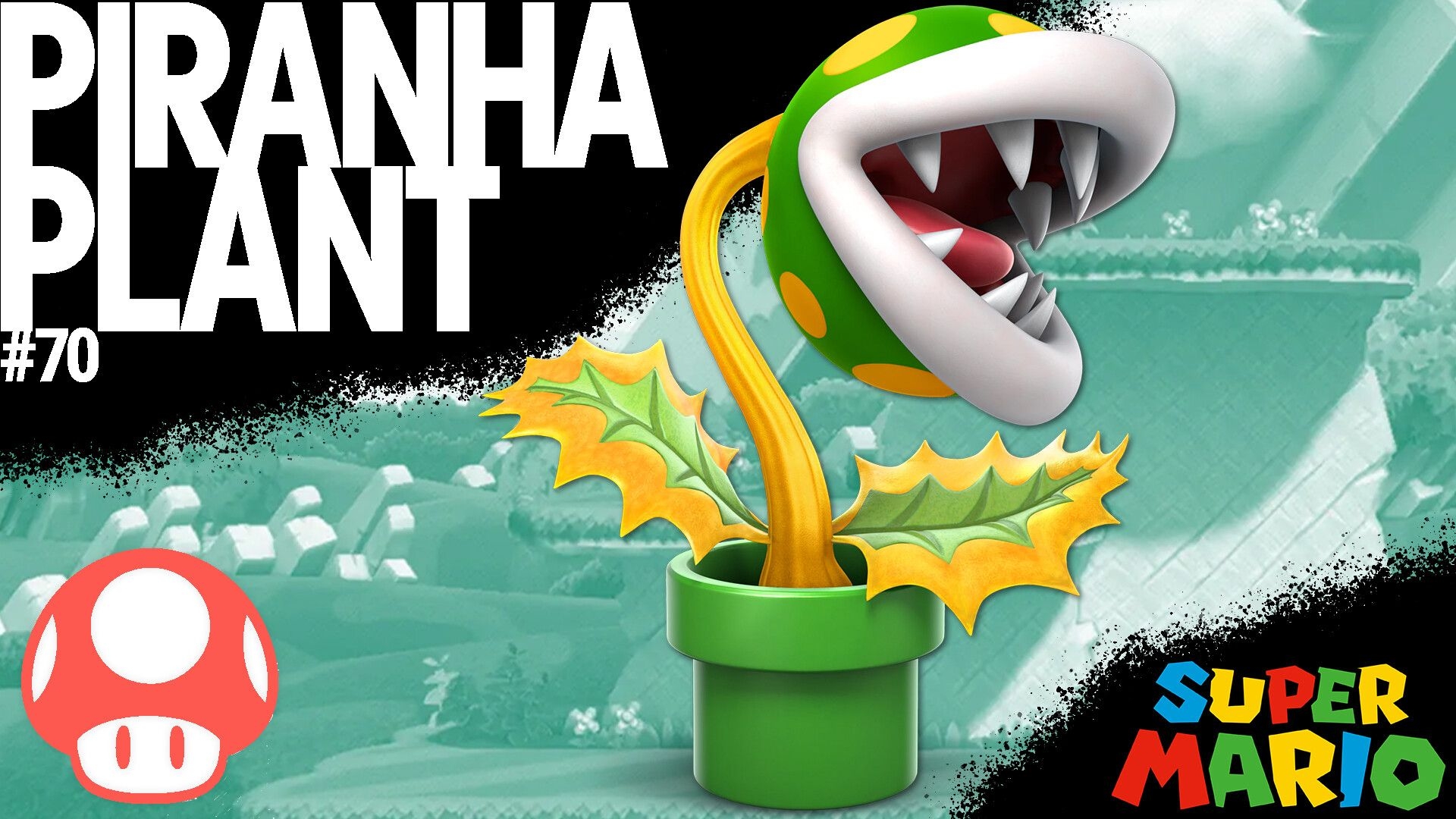 1920x1080 Christian Larson Fanmade Wallpaper Piranha Plant, Desktop