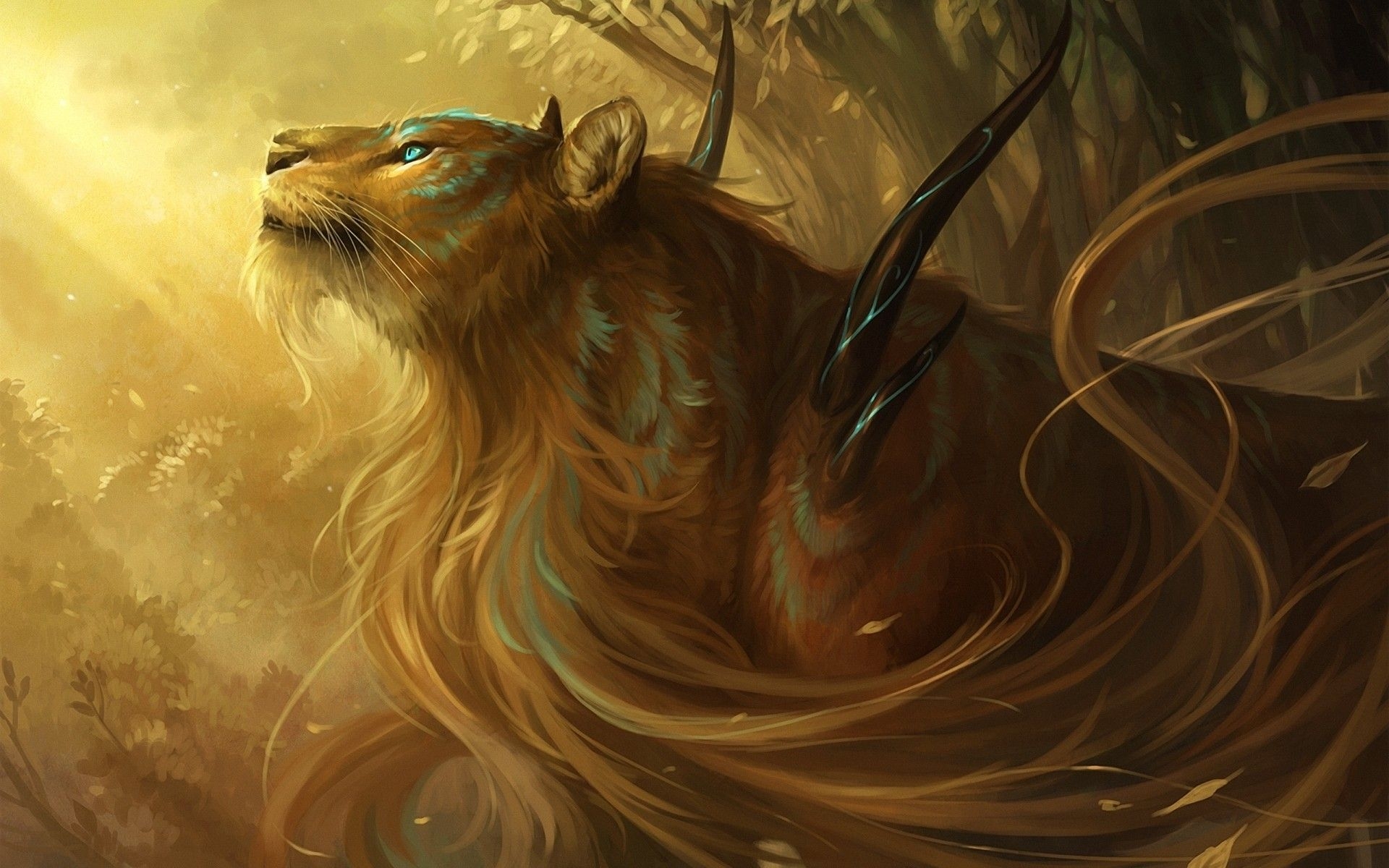 1920x1200 Desktop Wallpaper Fantasy Magical animals, Desktop