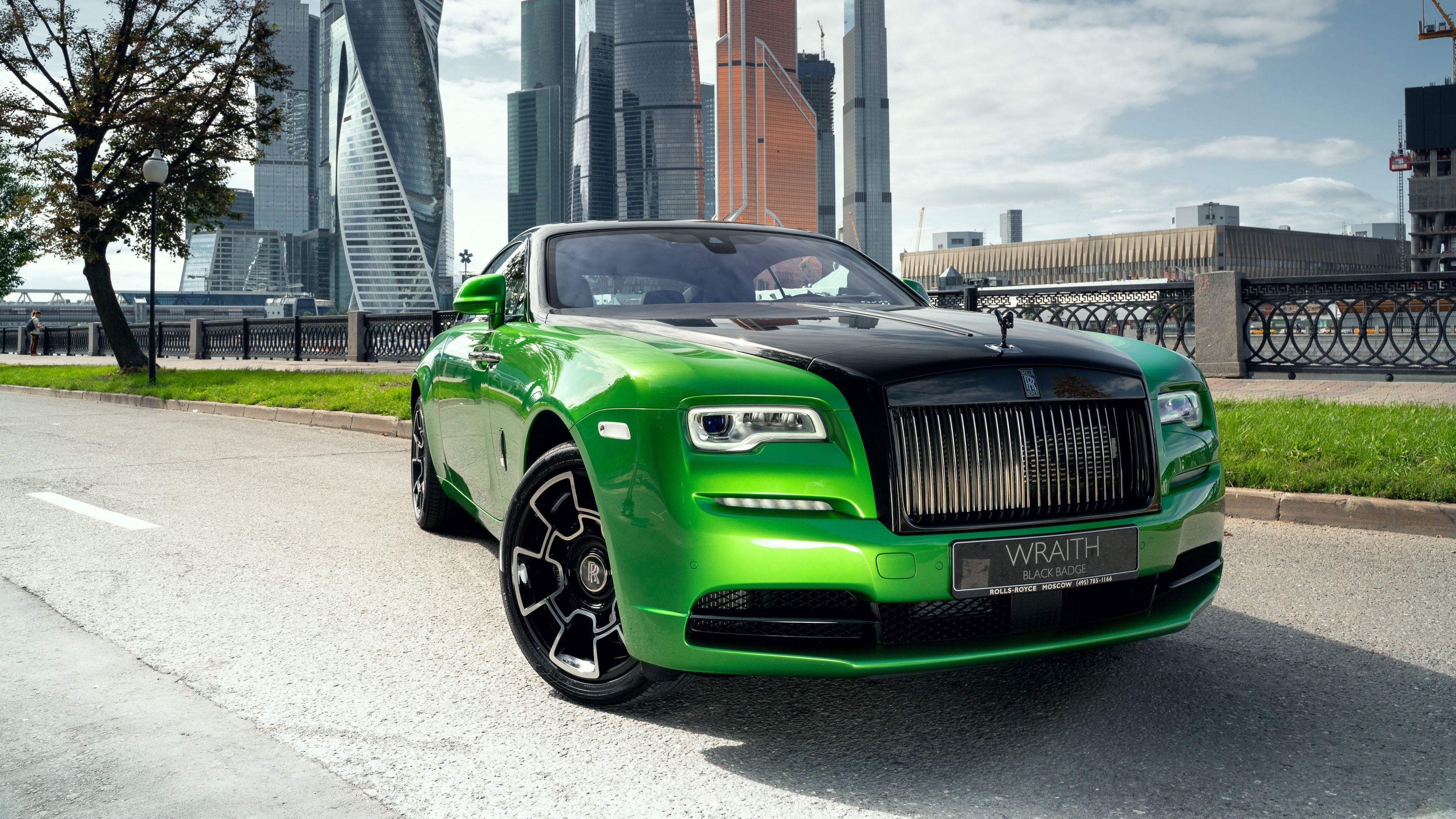 4000x2250 Green, Car Luxury, Rolls Royce, Wraith Wallpaper Royce Car Background HD Wallpaper, Desktop