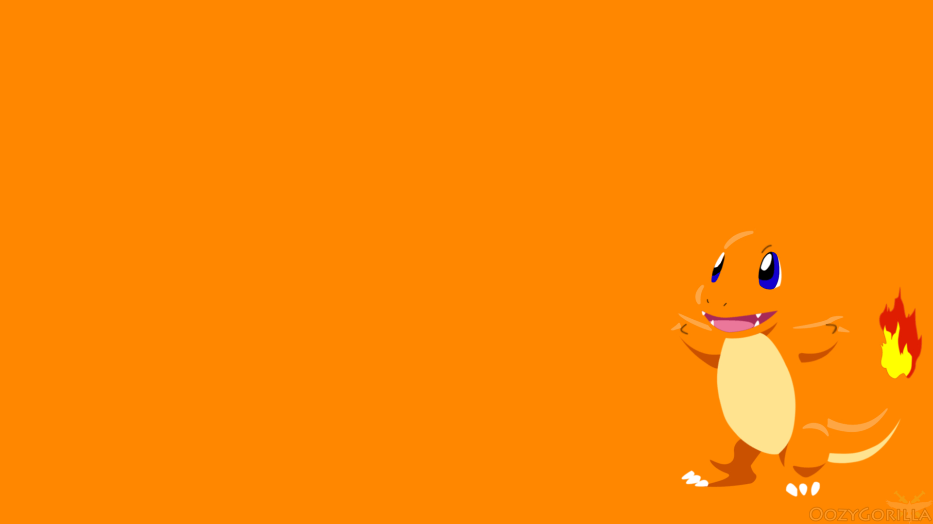 1920x1080 Charmander Background, Desktop