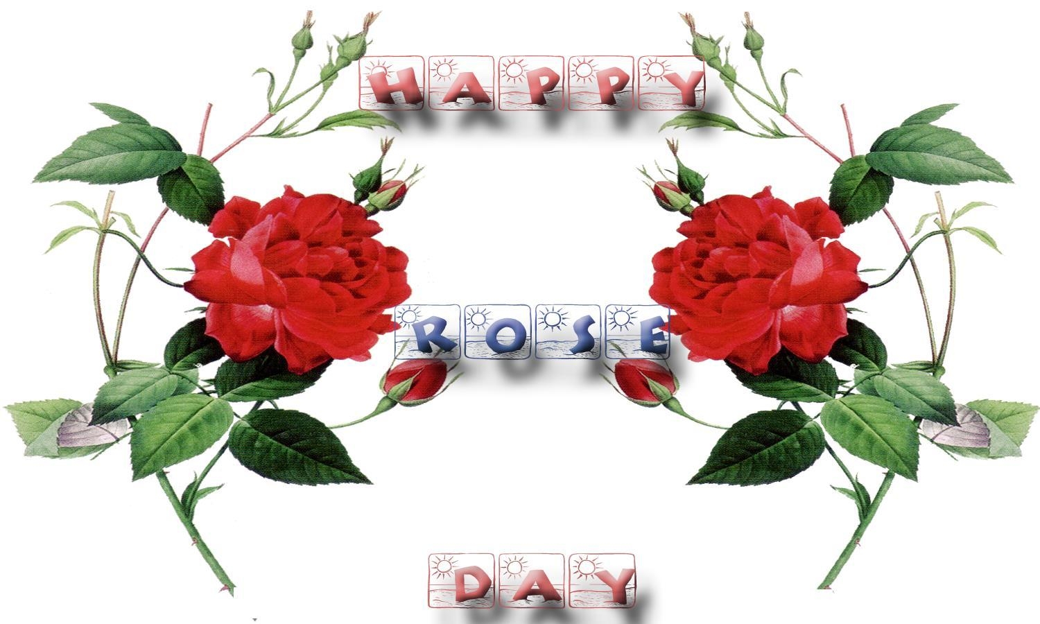 1500x900 Happy Rose Day Flower, Desktop