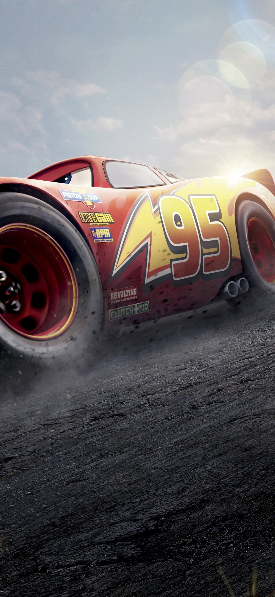 1130x2440 Download cars red lightning mcqueen, 2017 movie  wallpaper, iphone x,  HD image, background, 20210, Phone