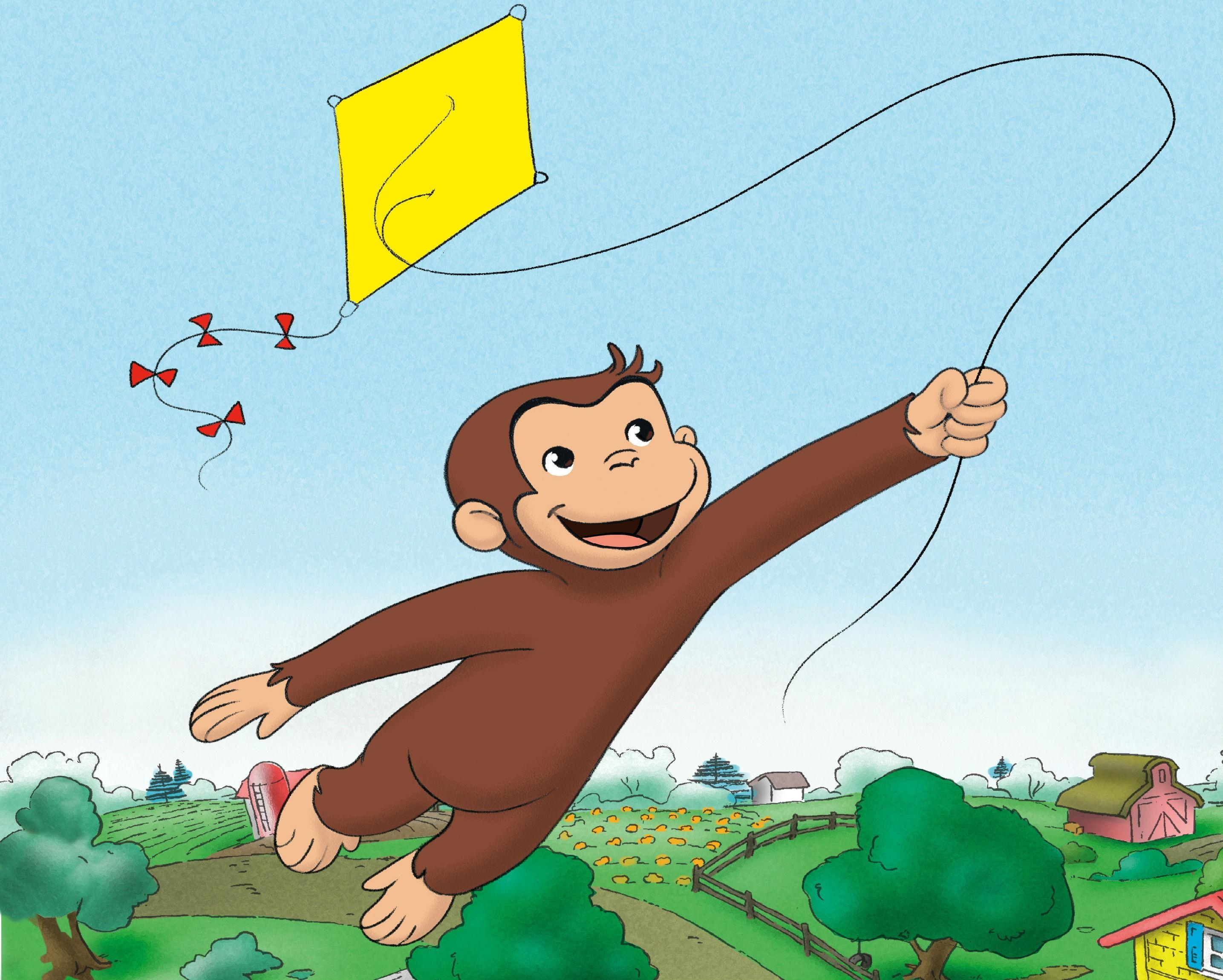 2870x2300 Curious George Wallpaper. Curious, Desktop