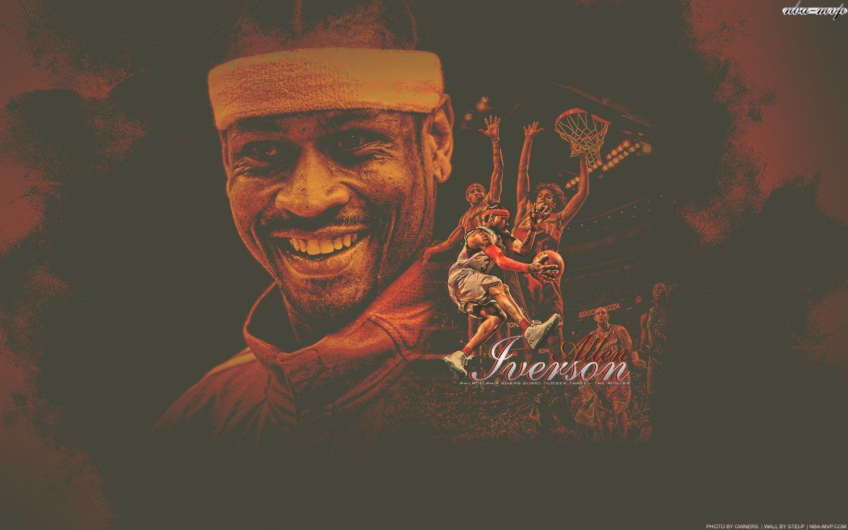 1680x1050 Allen Iverson Wallpaper. Basketball Wallpaper at, Desktop