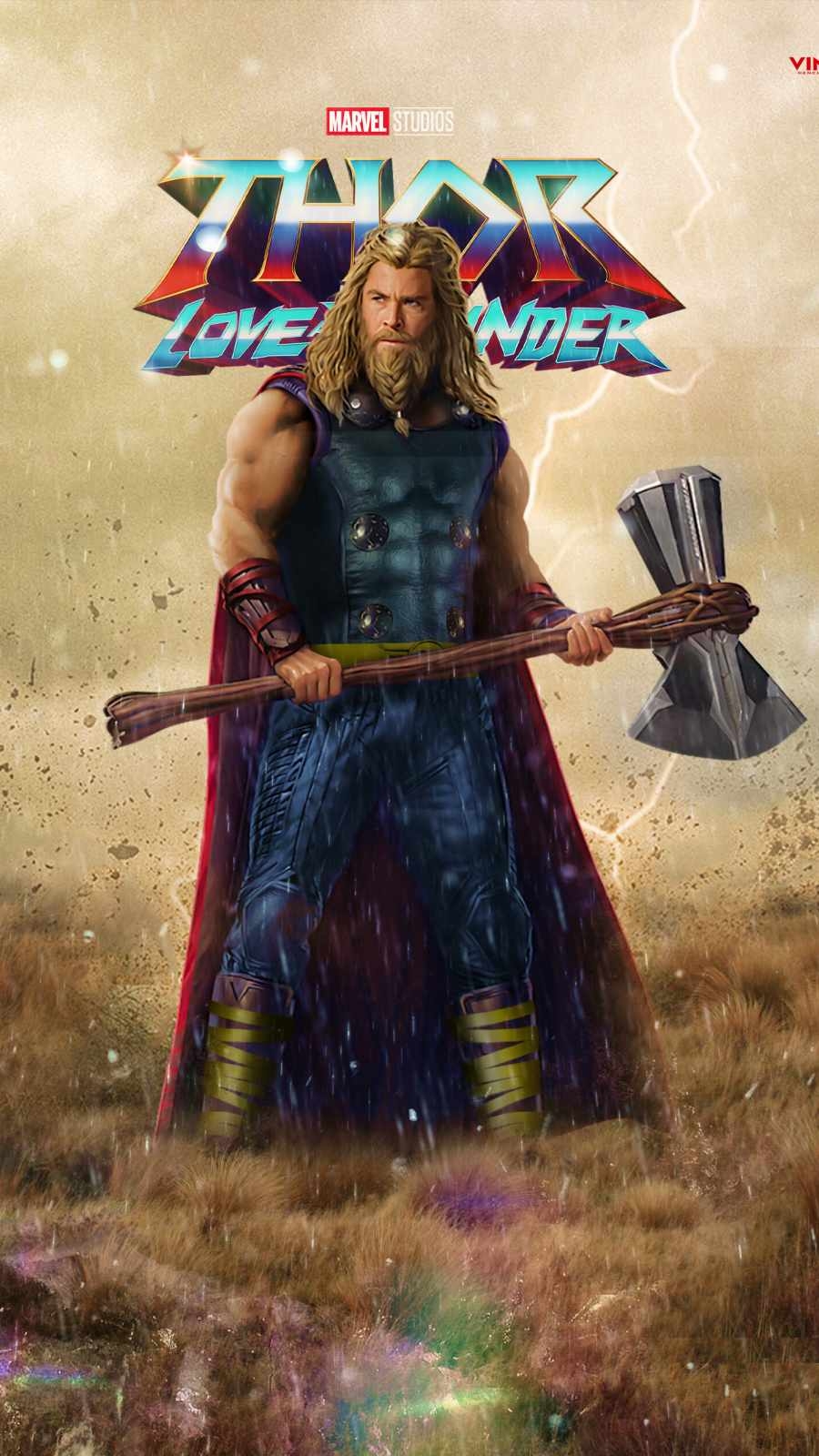 900x1600 Thor Love And Thunder Art IPhone Wallpaper Wallpaper, iPhone Wallpaper, Phone