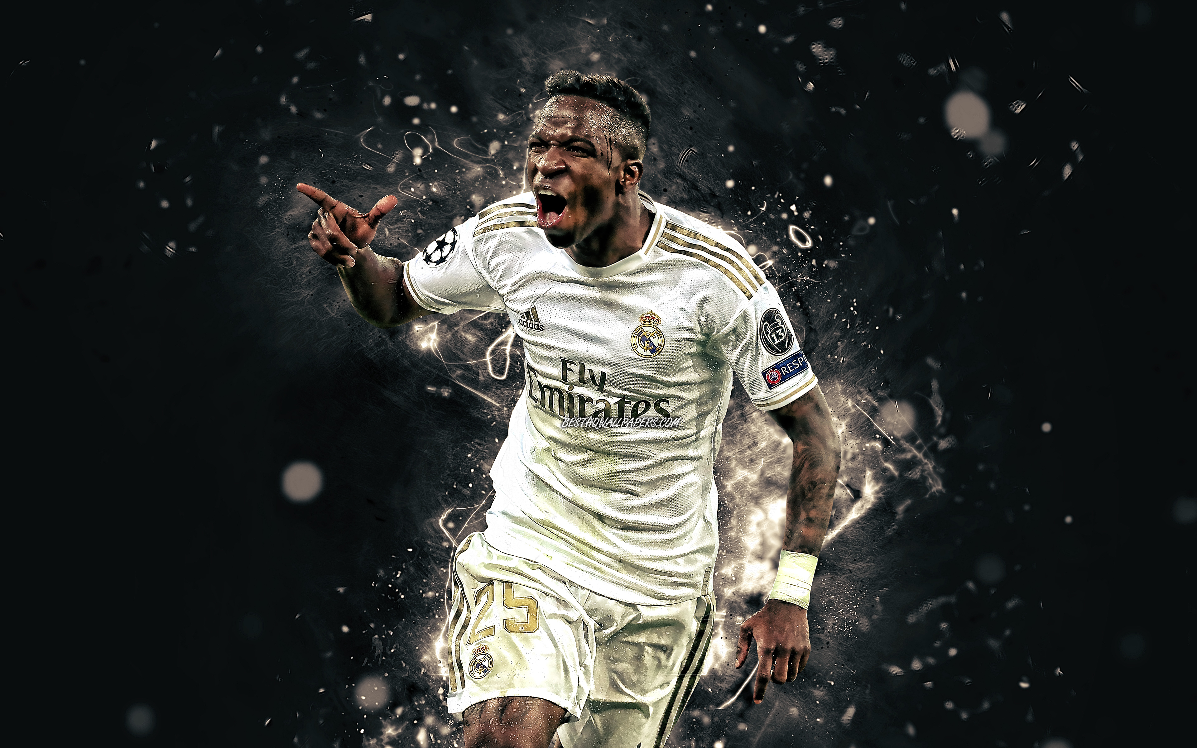 3840x2400 Download wallpaper 4k, Vinicius Junior, Desktop