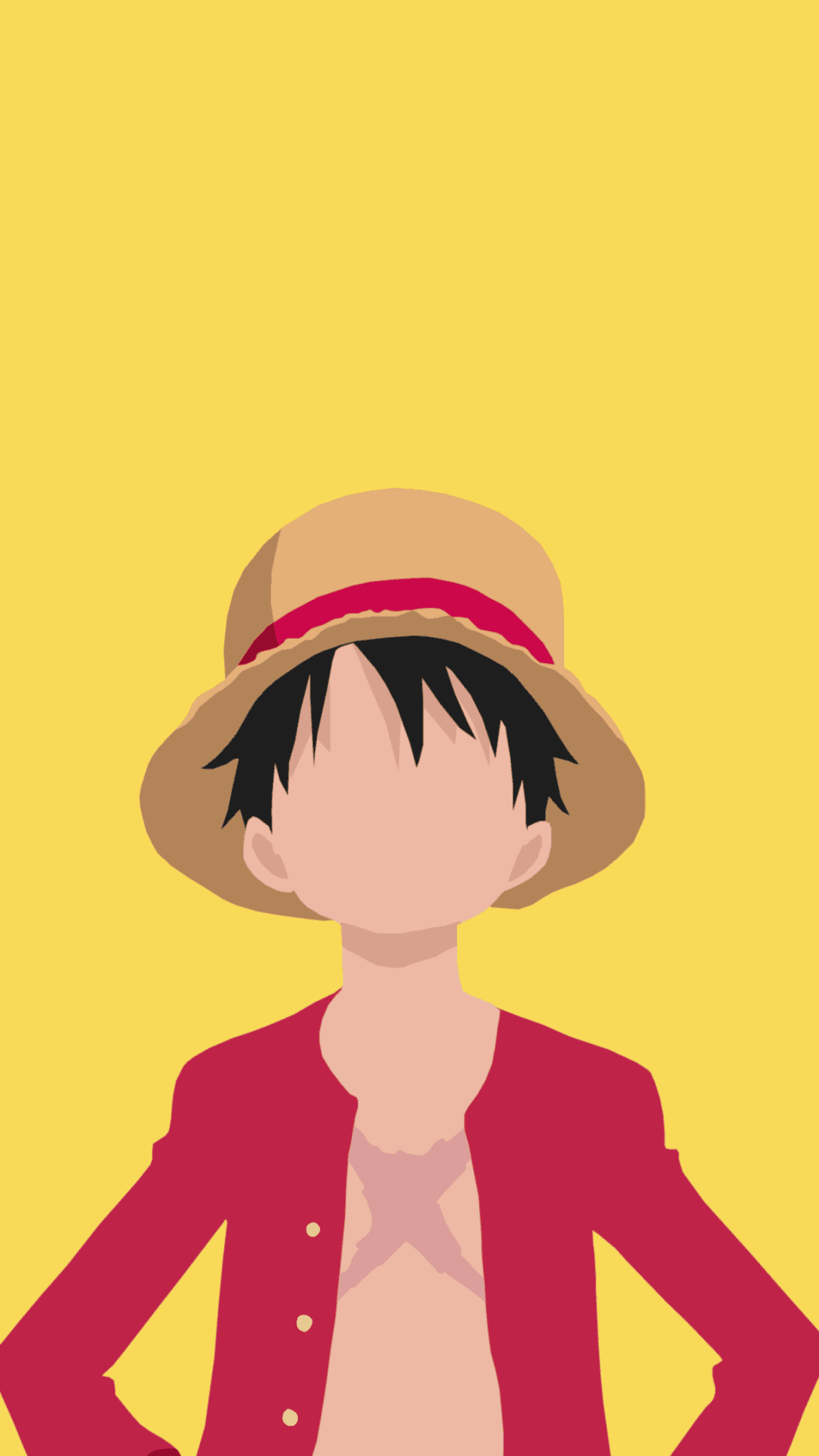 1080x1920 Minimalist One Piece Phone Wallpaper, Phone