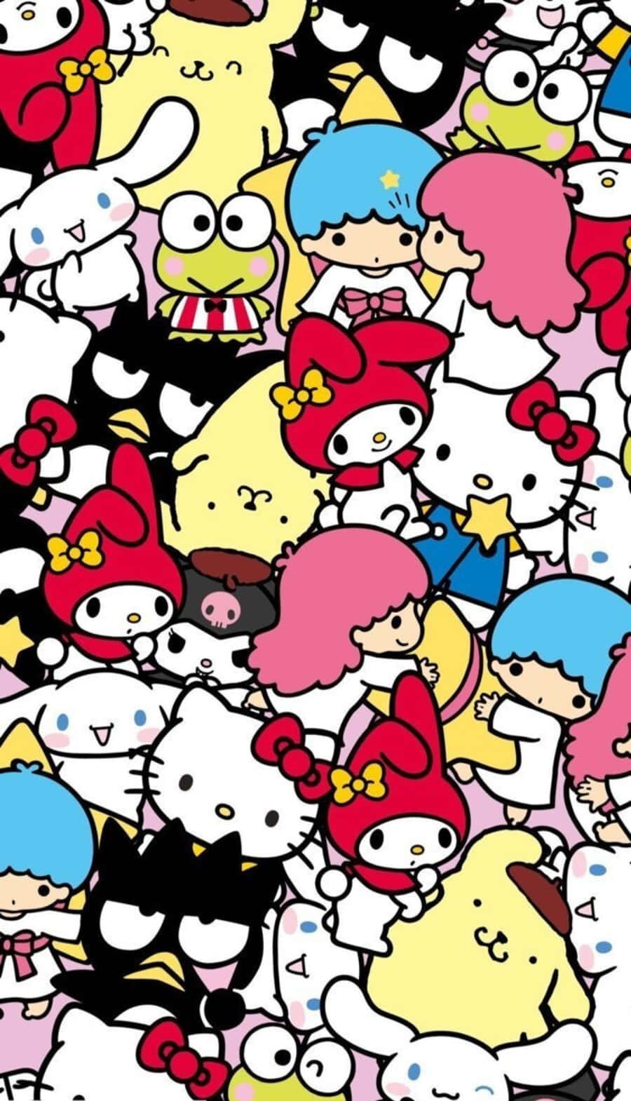 900x1570 Hello Kitty And Friends Wallpaper, Phone