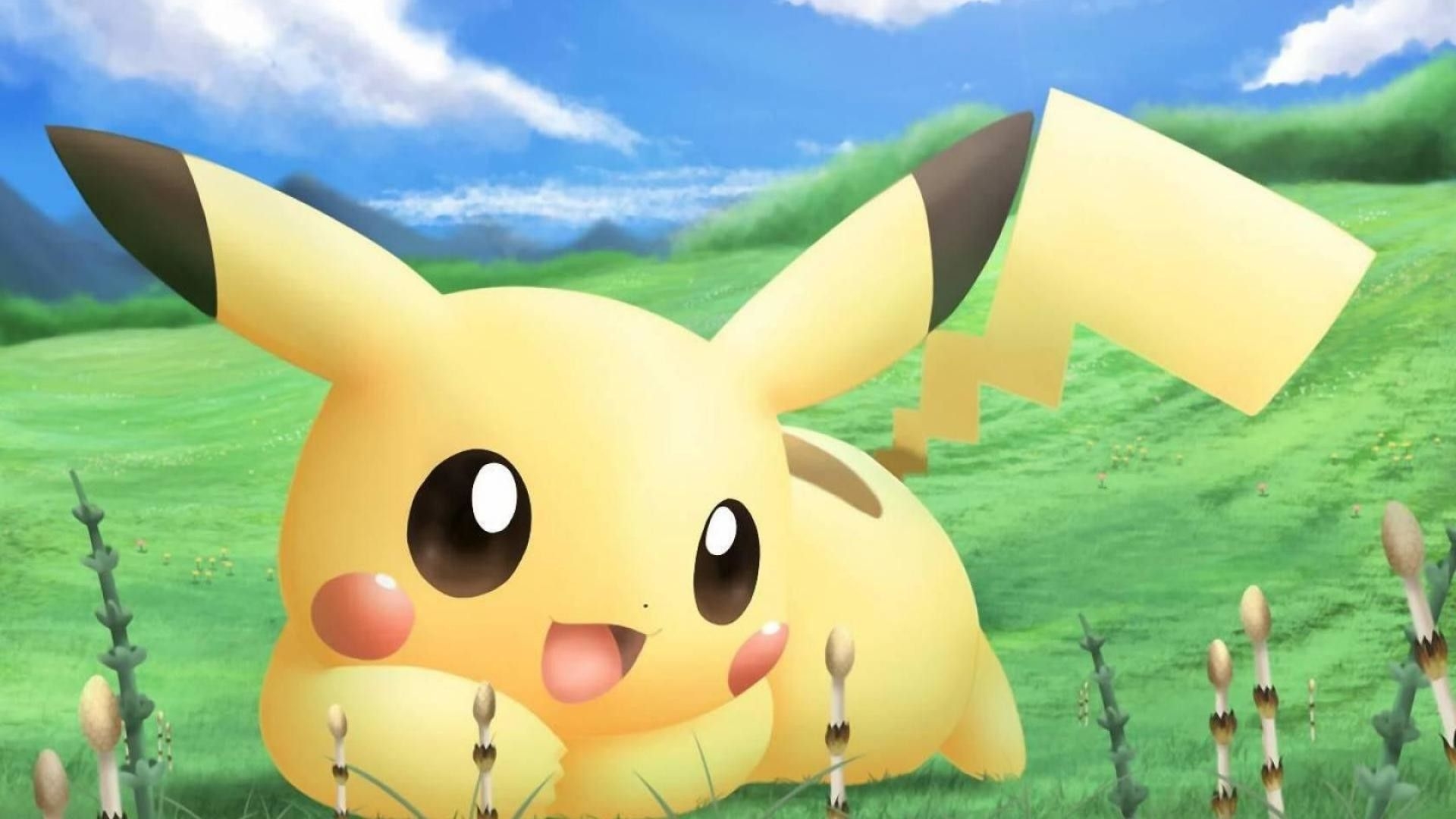 1920x1080 Cute Baby Pikachu Wallpaper, Desktop