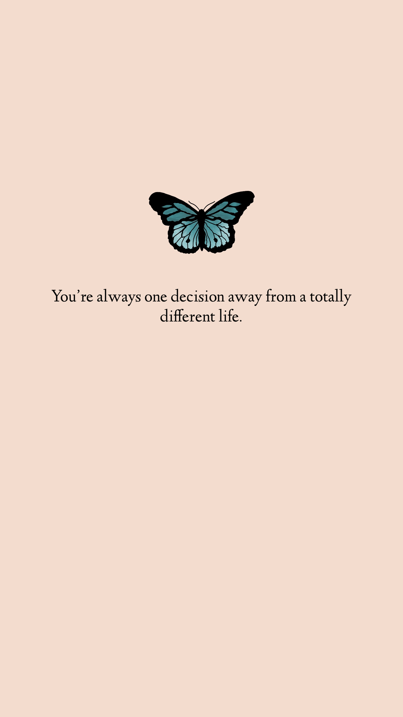 1350x2400 Simple Butterfly Wallpaper Quote. Wallpaper quotes, Simple butterfly, Butterfly wallpaper, Phone