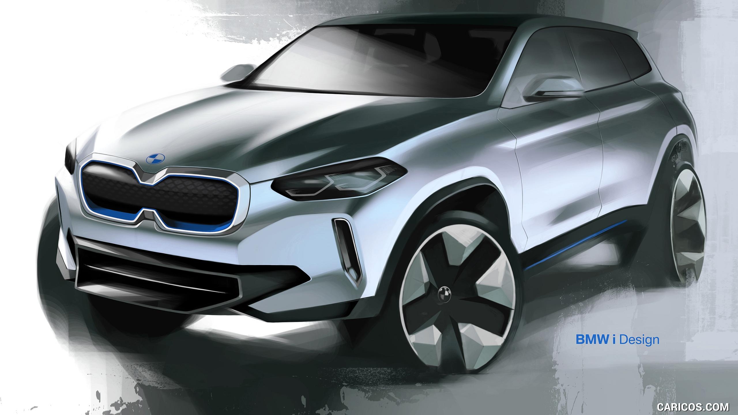 2560x1440 BMW iX3 Concept Sketch. HD Wallpaper, Desktop