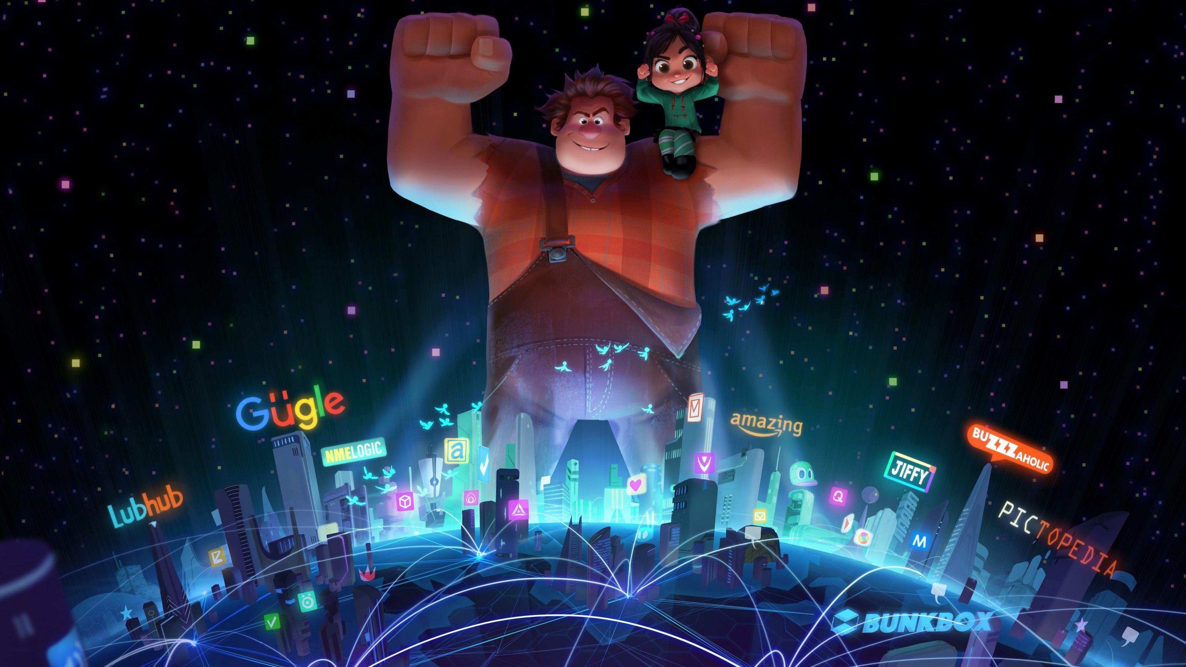 3840x2160 Wallpaper Ralph Breaks The Internet: Wreck It Ralph 4k, Movies, Desktop