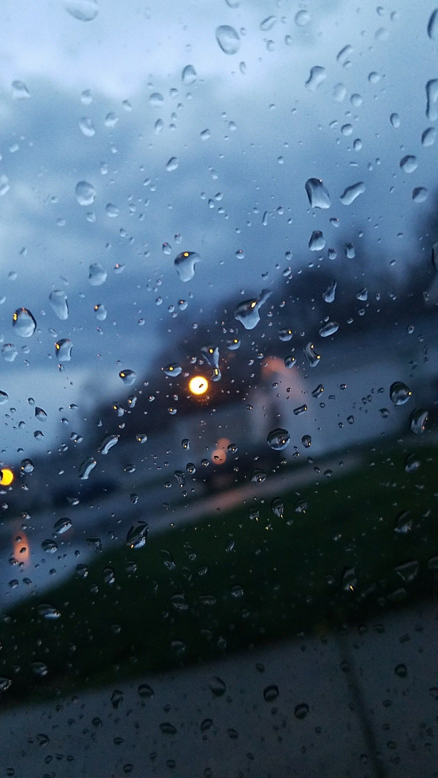 1440x2560 A shot I took through my driver's window on a rainy day. iPhone X Wallpaper X Wallpaper HD, Phone